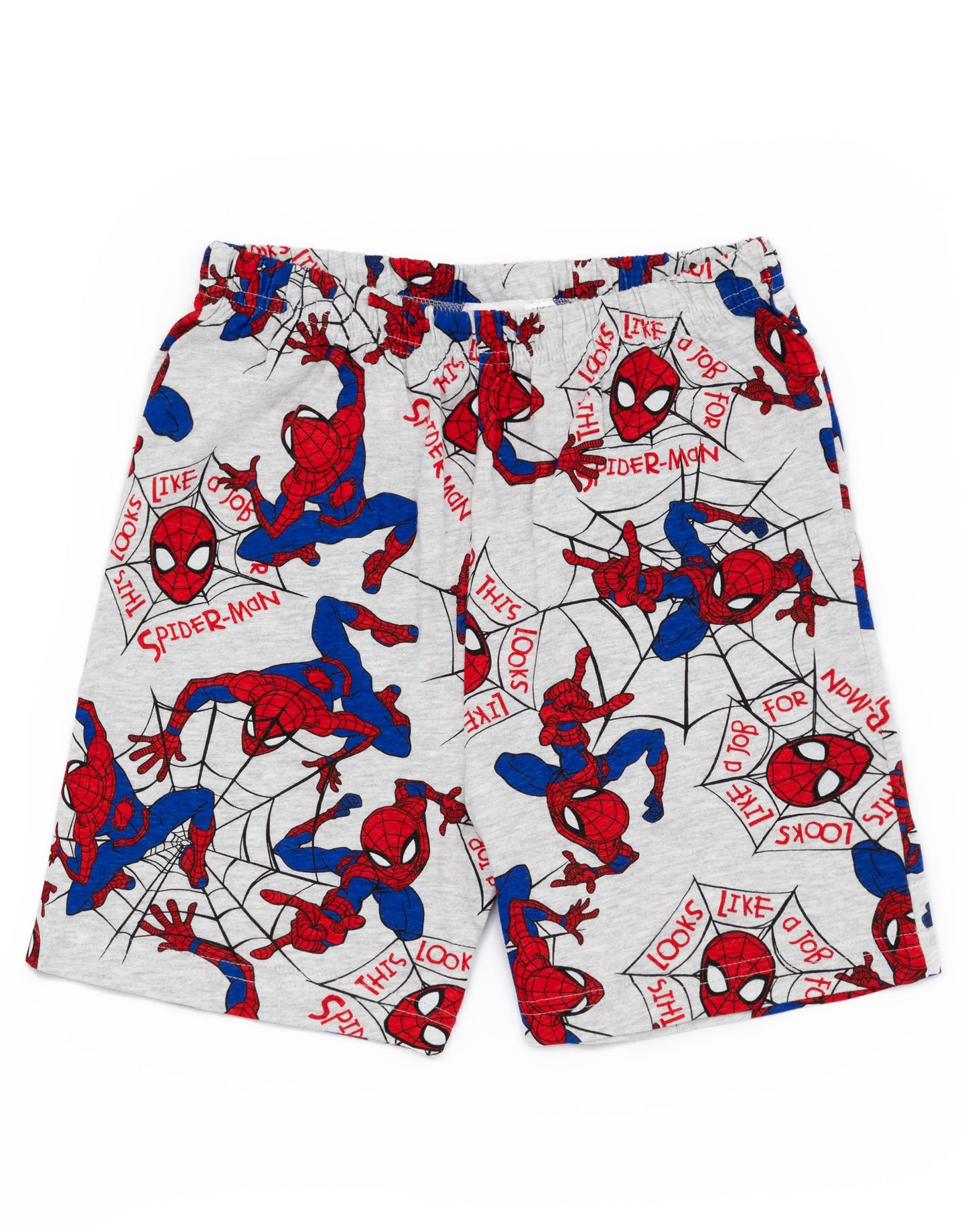 Marvel Short Sleeve Short Leg Pyjama Set | Boys Grey | Official Merch