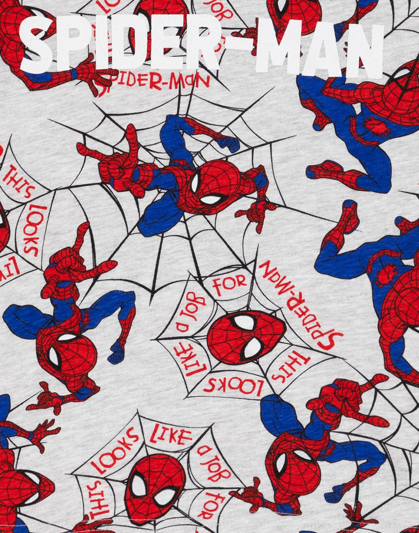 Marvel Short Sleeve Short Leg Pyjama Set | Boys Grey | Official Merch