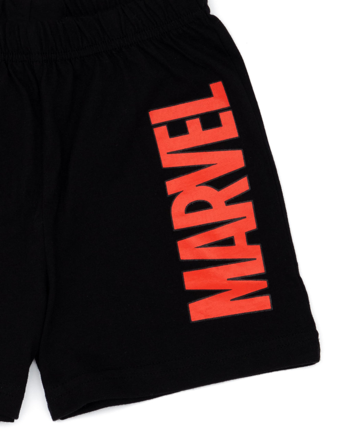 Marvel Short Sleeve Short Leg Pyjama Set | Boys Black/Grey | Official Merch