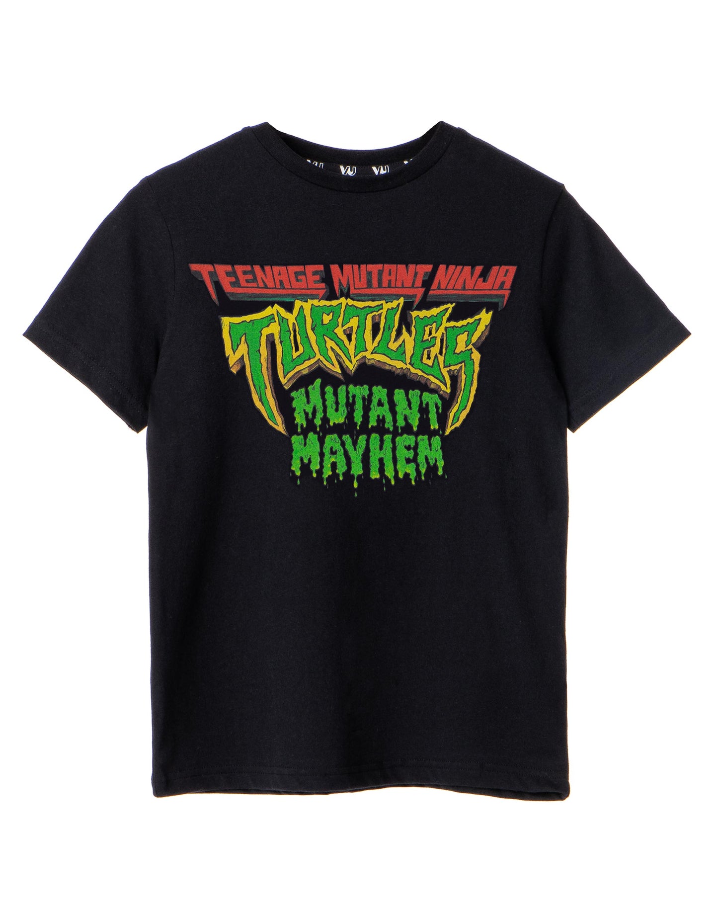 Teenage Mutant Ninja Turtles Short Sleeved T-Shirt | Boys Black | Official Merch