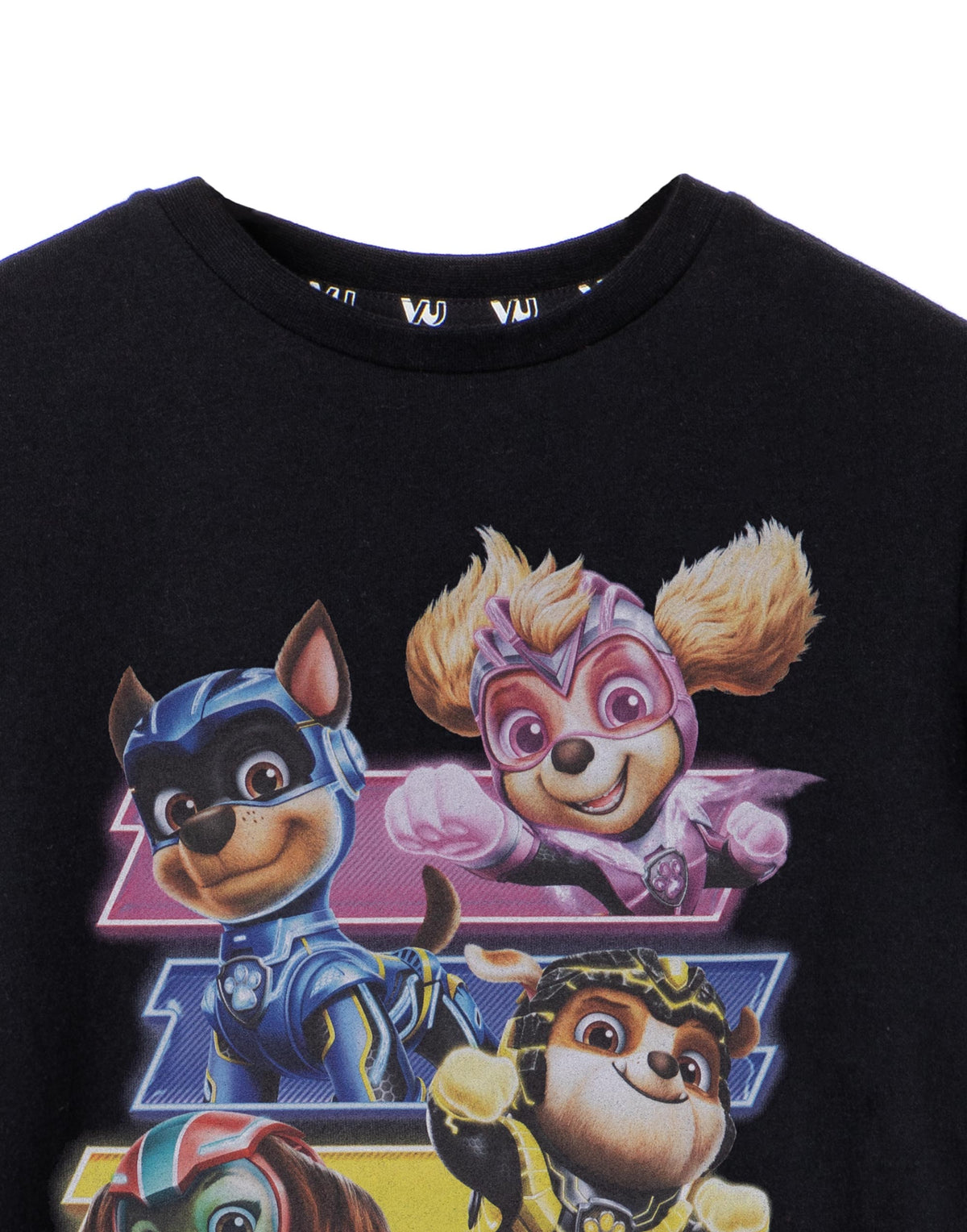Paw Patrol Short Sleeved T-Shirt | Unisex Kids Black | Official Merch