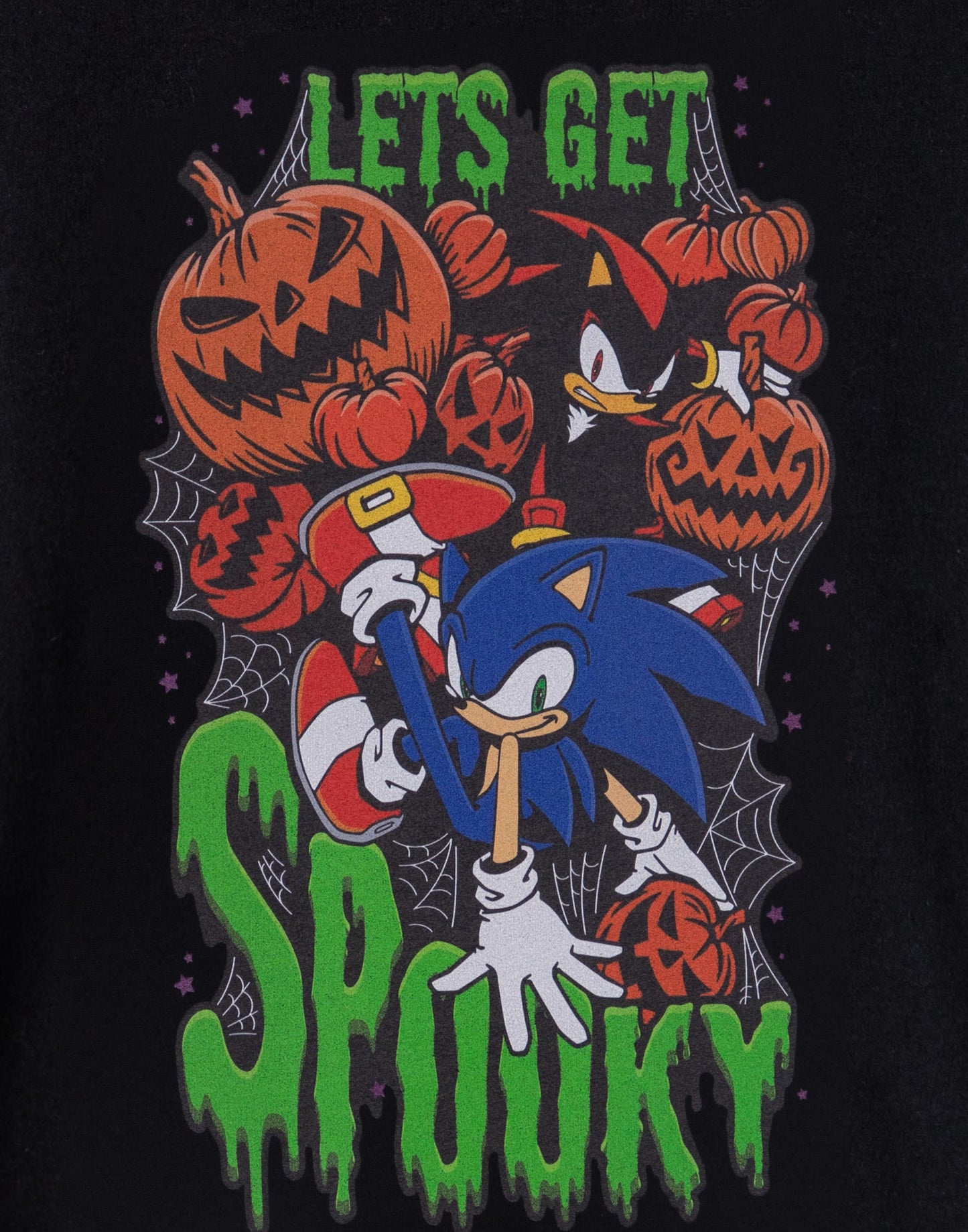 Sonic the Hedgehog Short Sleeved T-Shirt | Boys Black | Official Merch