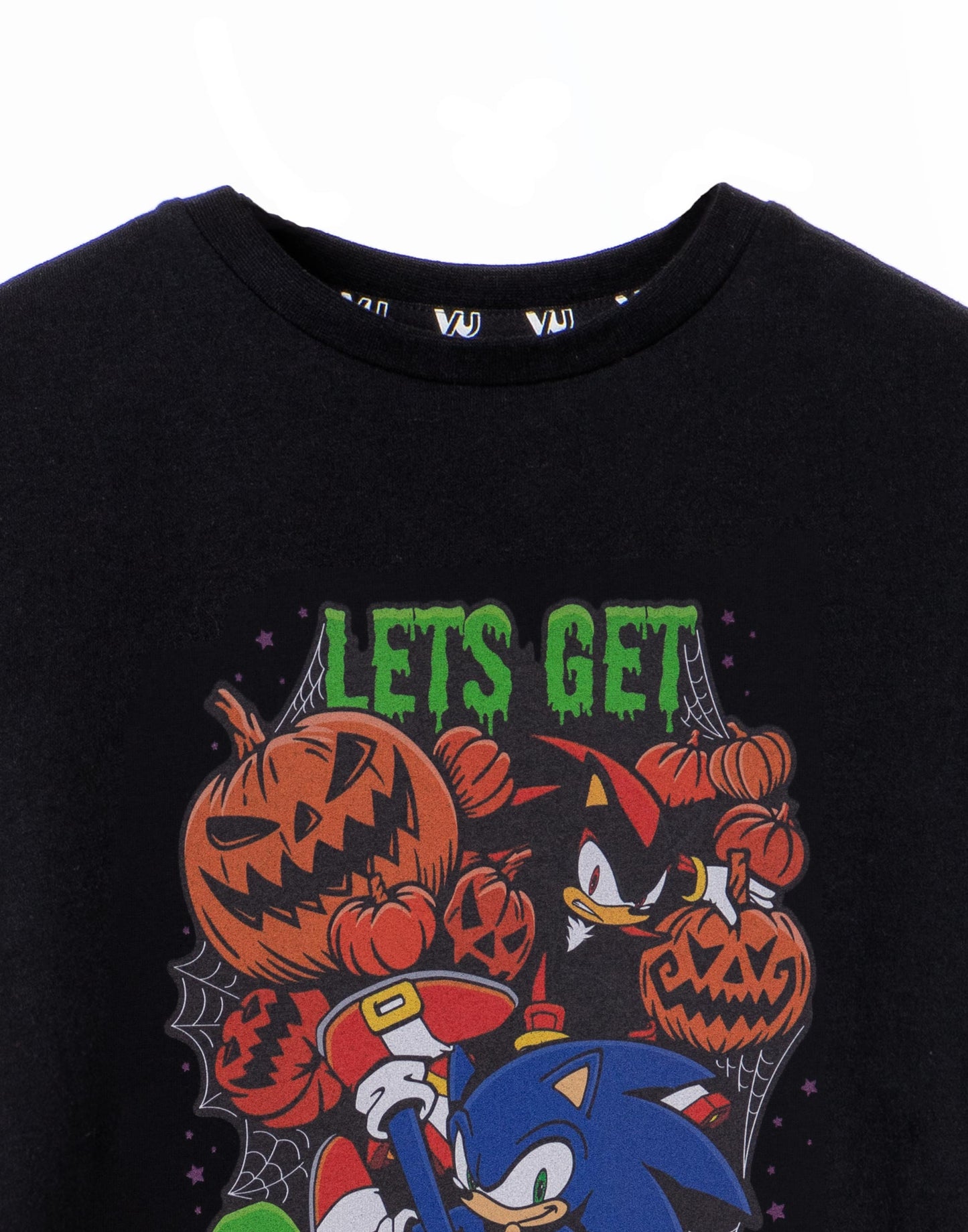 Sonic the Hedgehog Short Sleeved T-Shirt | Boys Black | Official Merch