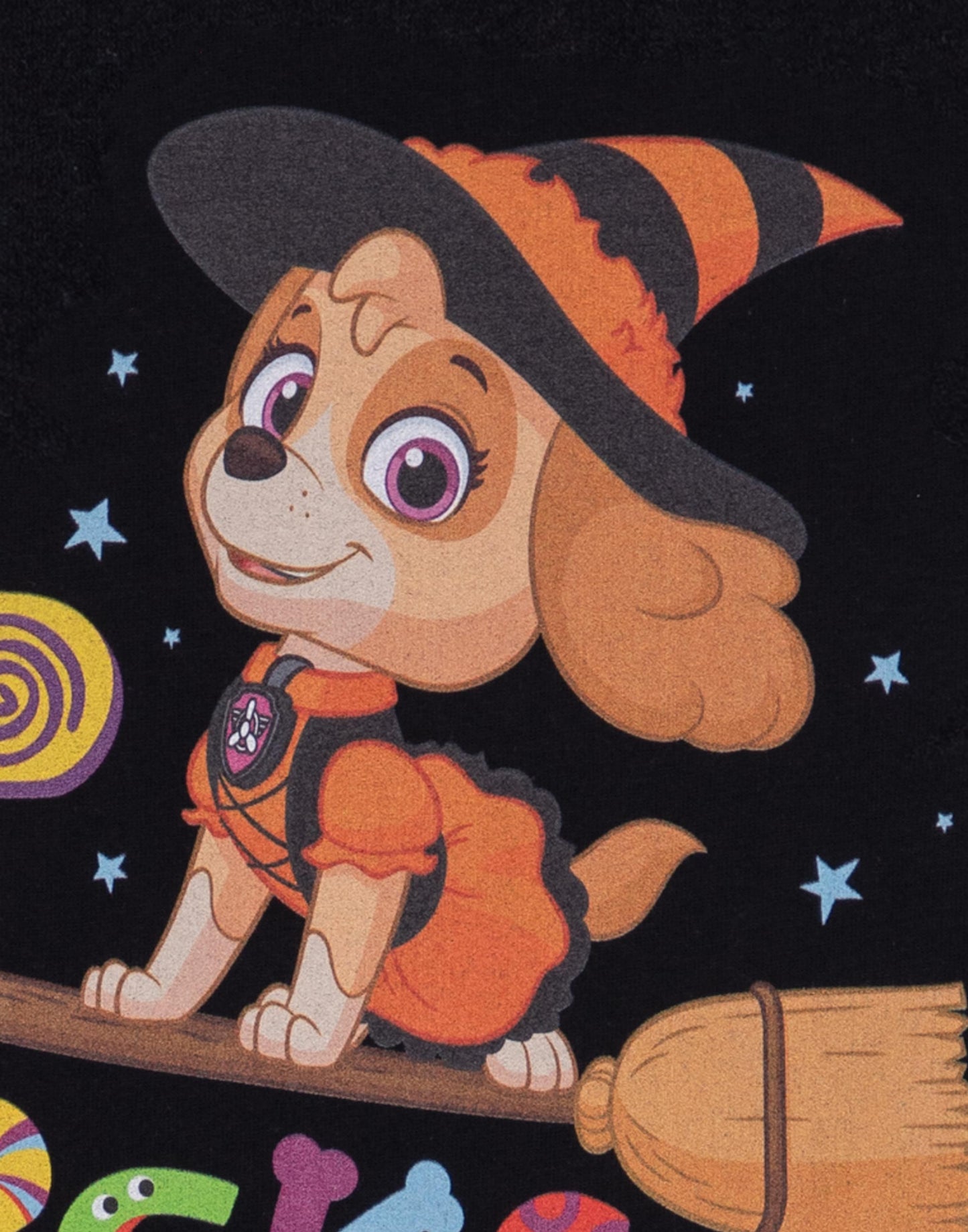 Paw Patrol Short Sleeved T-Shirt | Girls Black | Official Merch