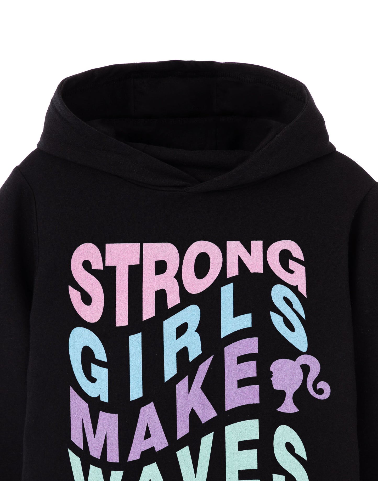 Barbie Hoodie | Girls Black | Official Merch
