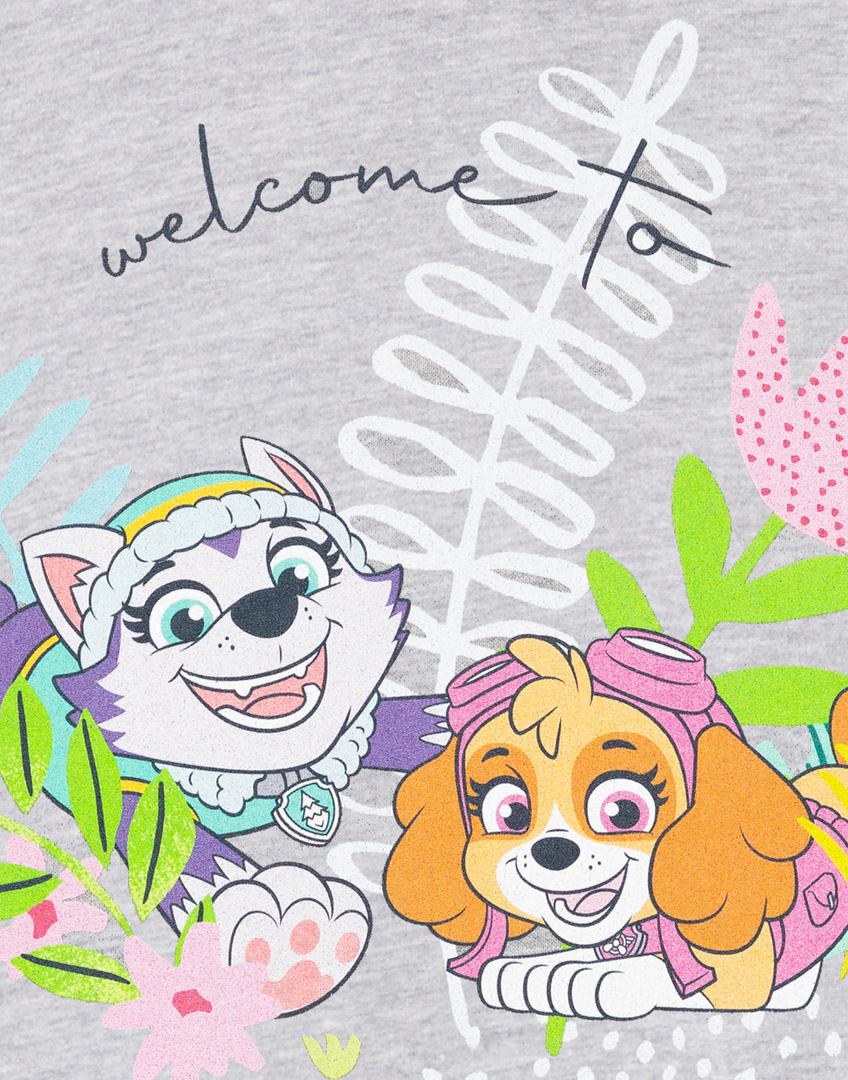 Paw Patrol Hoodie | Girls Grey Marl | Official Merch