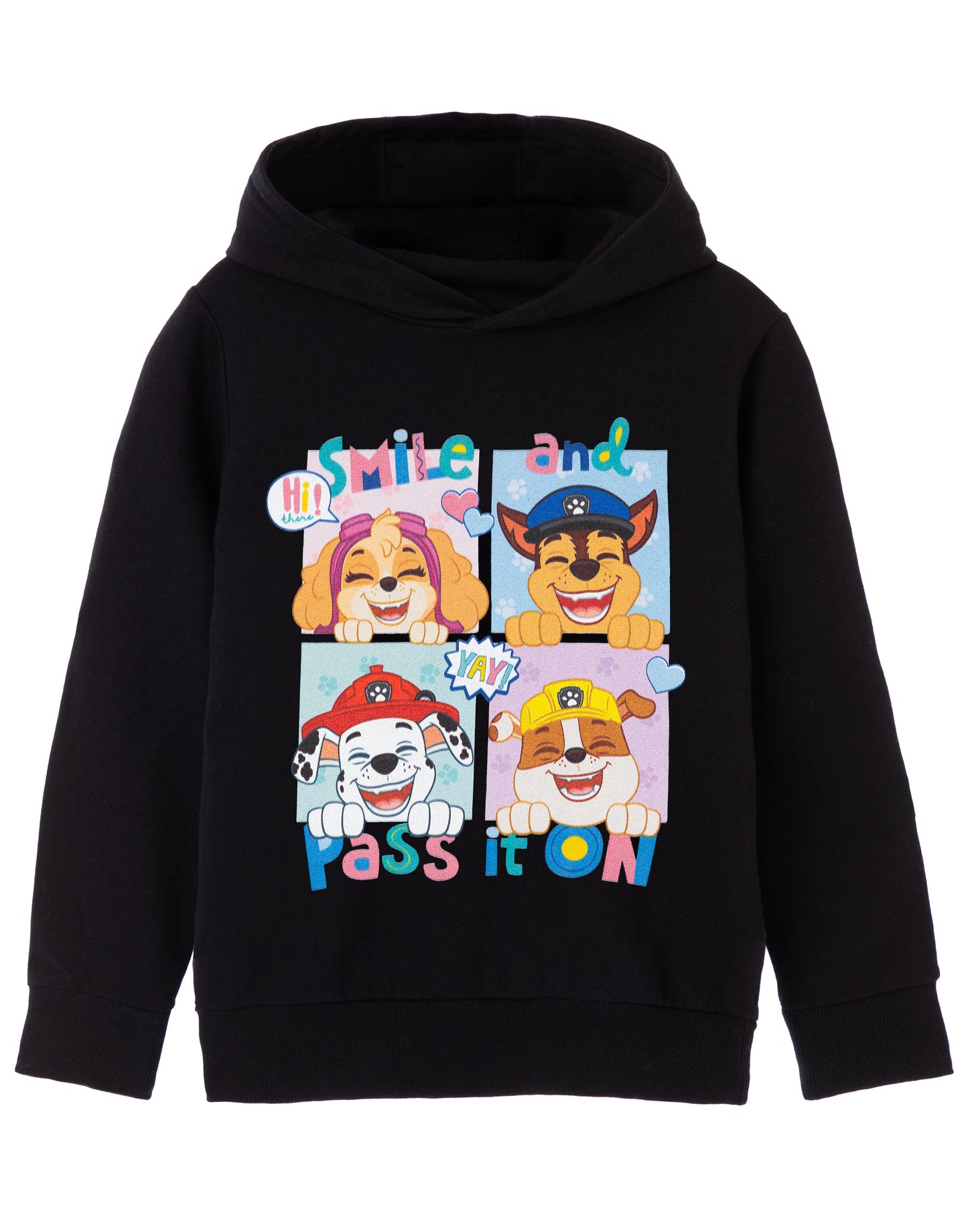 Paw Patrol Hoodie | Girls Black | Official Merch