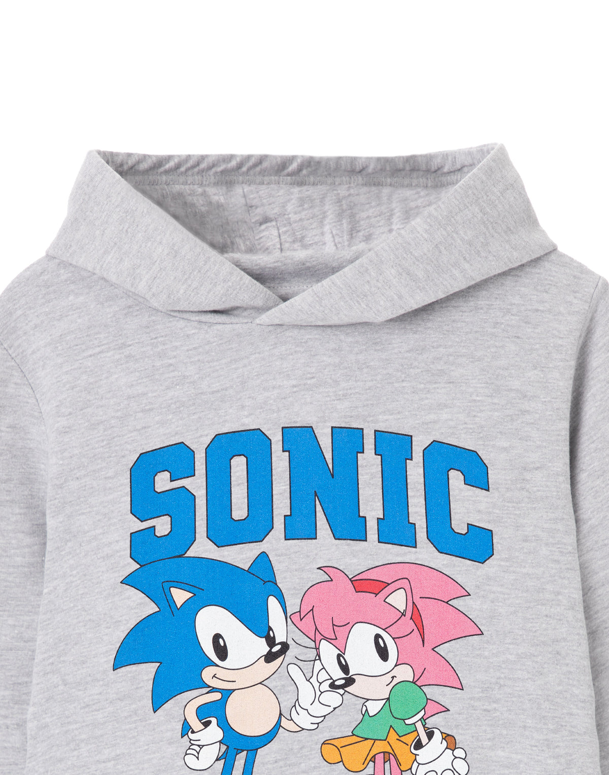 Sonic the Hedgehog Hoodie | Girls Grey Marl | Official Merch