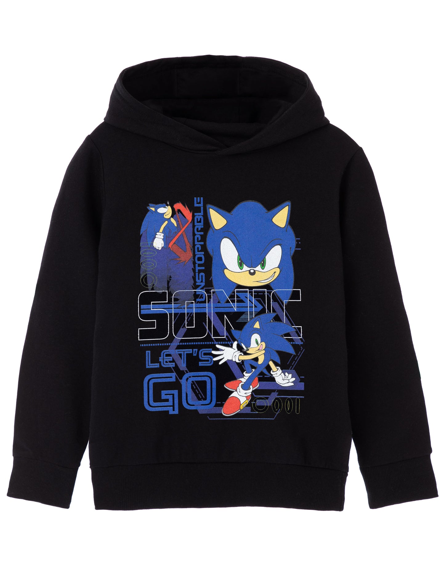 Sonic the Hedgehog Hoodie | Boys Black | Official Merch