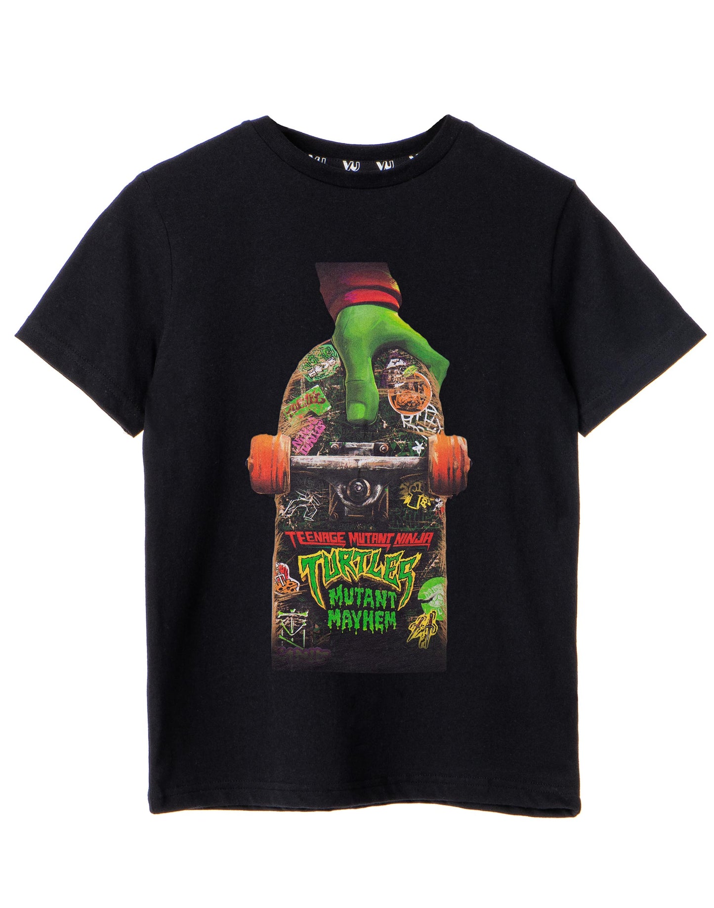 Teenage Mutant Ninja Turtles Short Sleeved T-Shirt | Boys Black | Official Merch