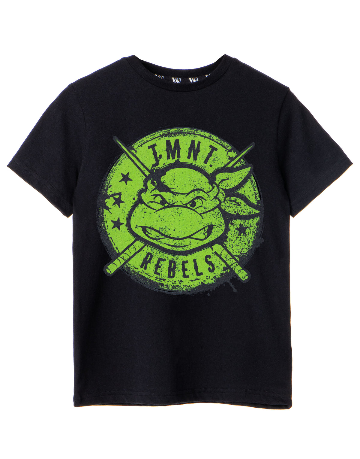 Teenage Mutant Ninja Turtles Short Sleeved T-Shirt | Boys Black | Official Merch