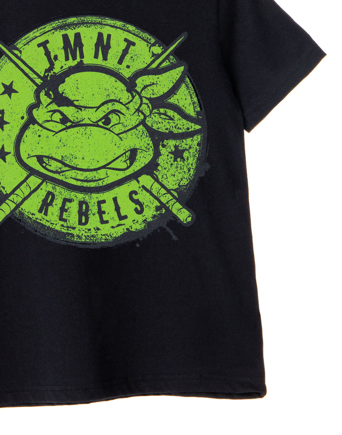 Teenage Mutant Ninja Turtles Short Sleeved T-Shirt | Boys Black | Official Merch