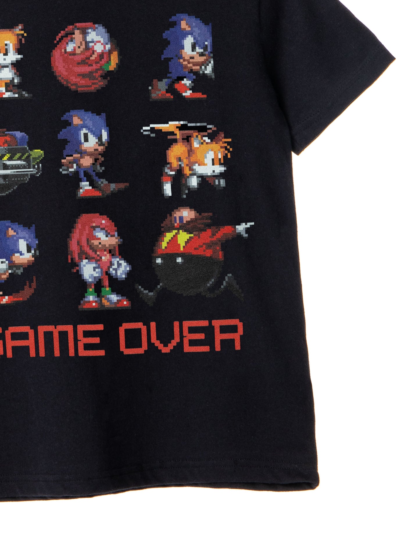 Sonic the Hedgehog Short Sleeved T-Shirt | Boys Black | Official Merch