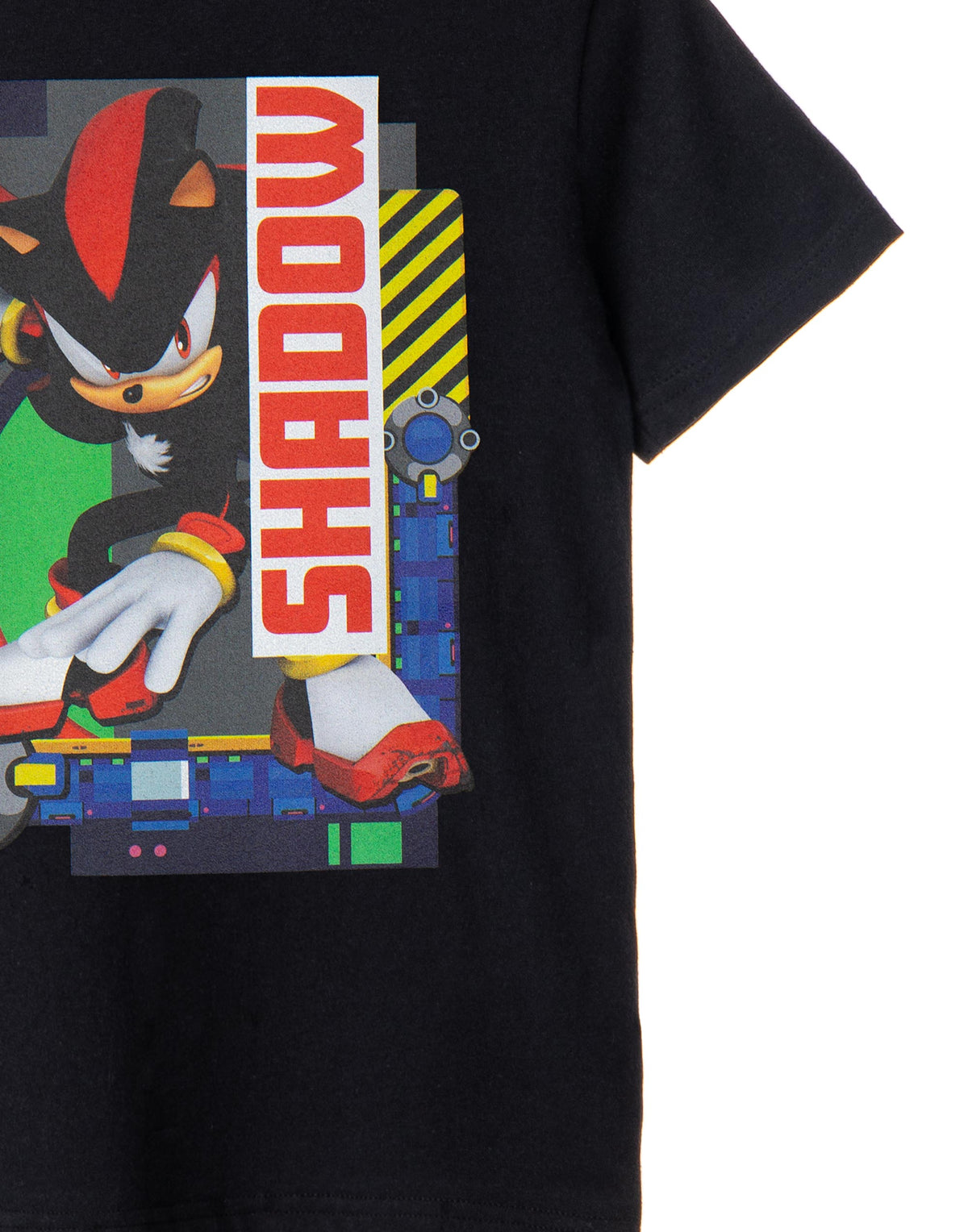 Sonic the Hedgehog Short Sleeved T-Shirt | Boys Black | Official Merch