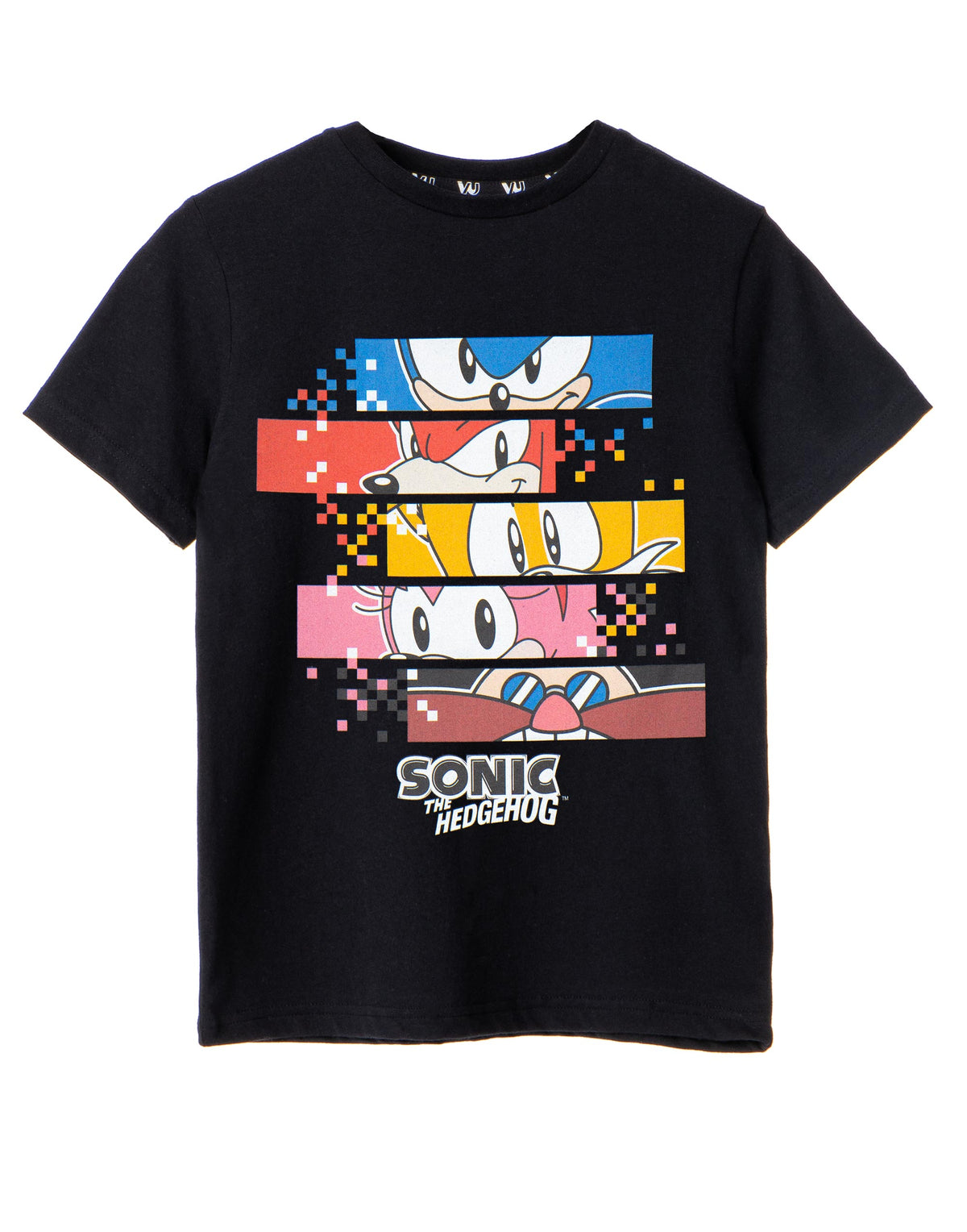 Sonic the Hedgehog Short Sleeved T-Shirt | Boys Black | Official Merch