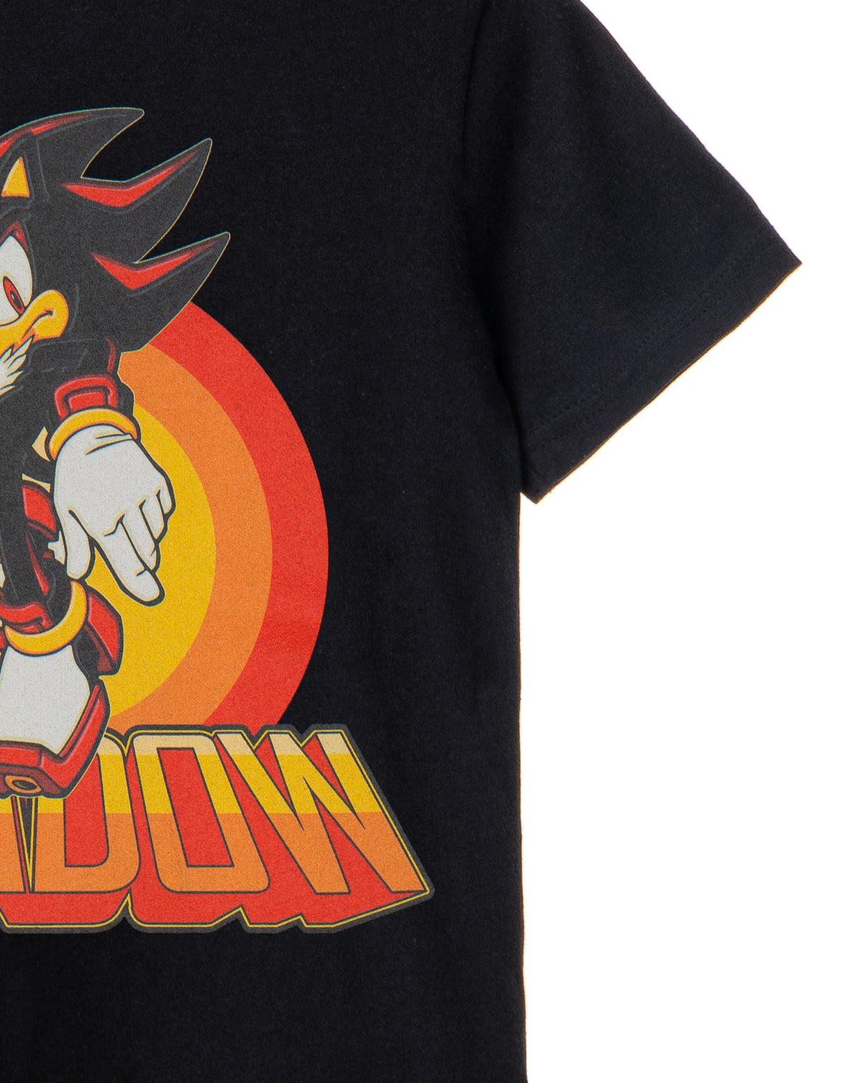 Sonic the Hedgehog Short Sleeved T-Shirt | Boys Black | Official Merch