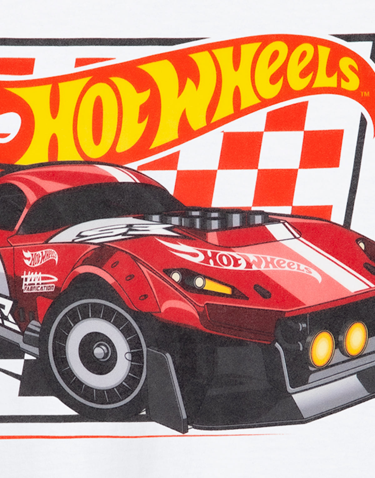 Hot Wheels Short Sleeved T-Shirt | Boys White | Official Merch