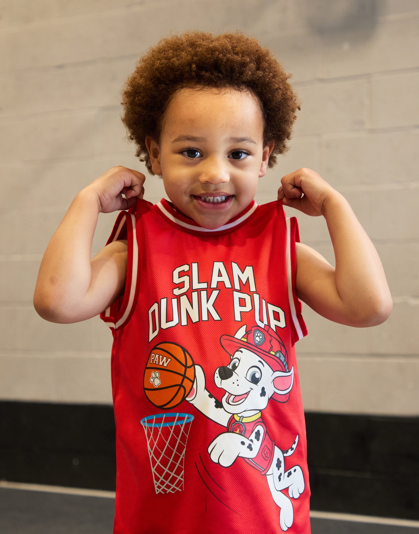 Paw Patrol 2 Piece Basketball Set | Boys Red | Official Merch
