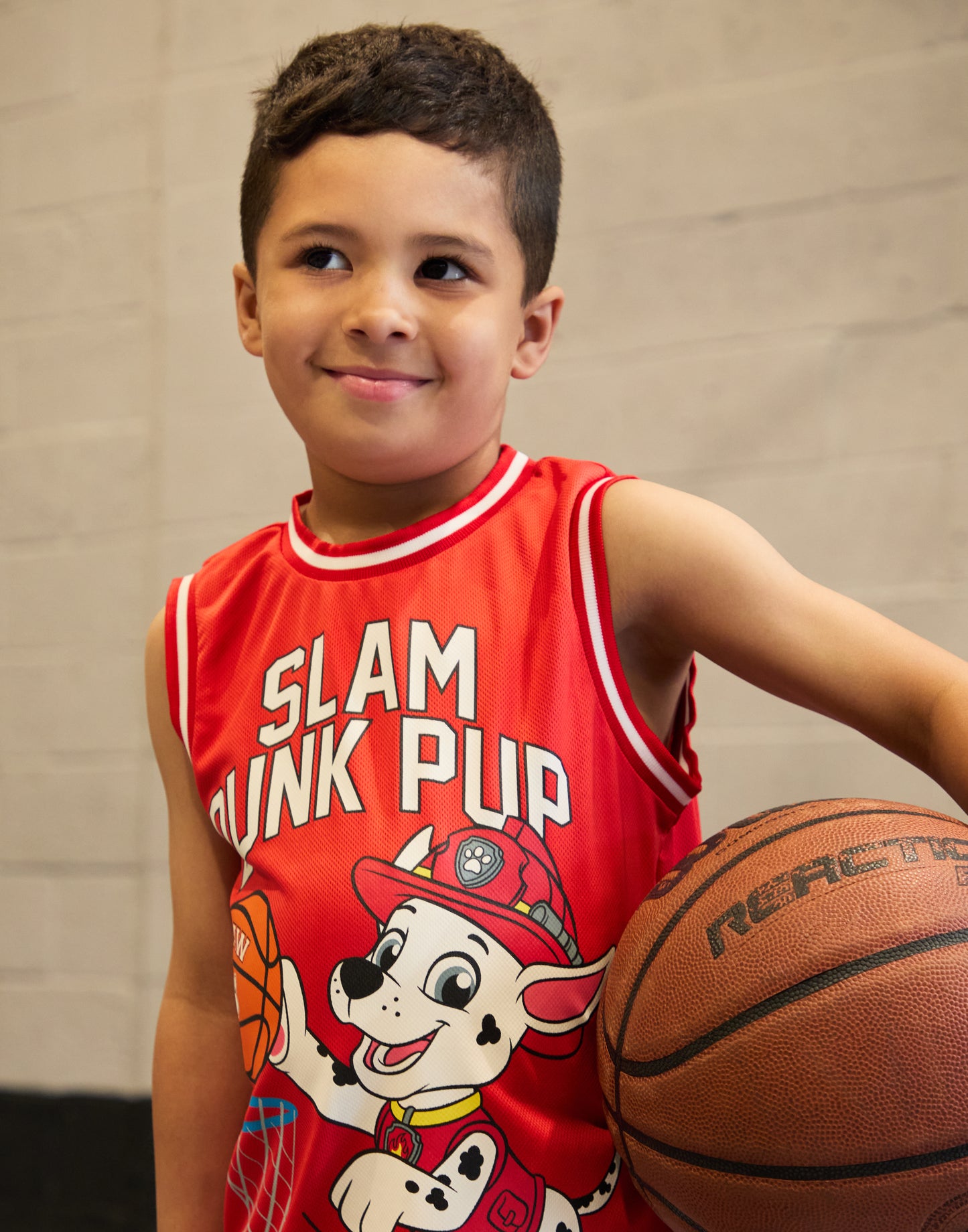 Paw Patrol 2 Piece Basketball Set | Boys Red | Official Merch