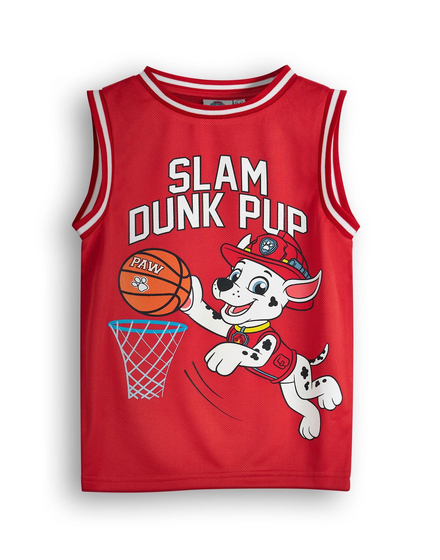 Paw Patrol 2 Piece Basketball Set | Boys Red | Official Merch
