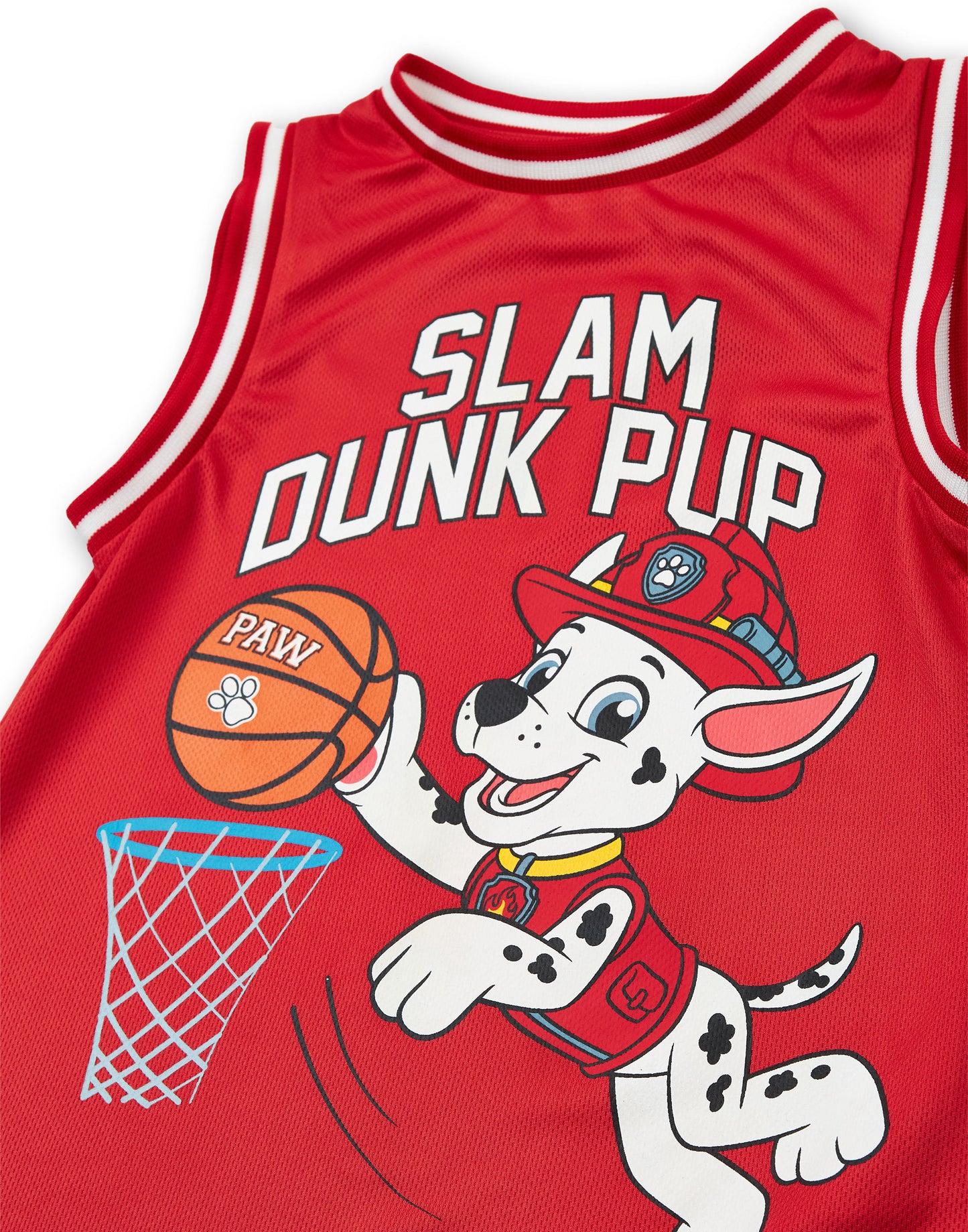 Paw Patrol 2 Piece Basketball Set | Boys Red | Official Merch