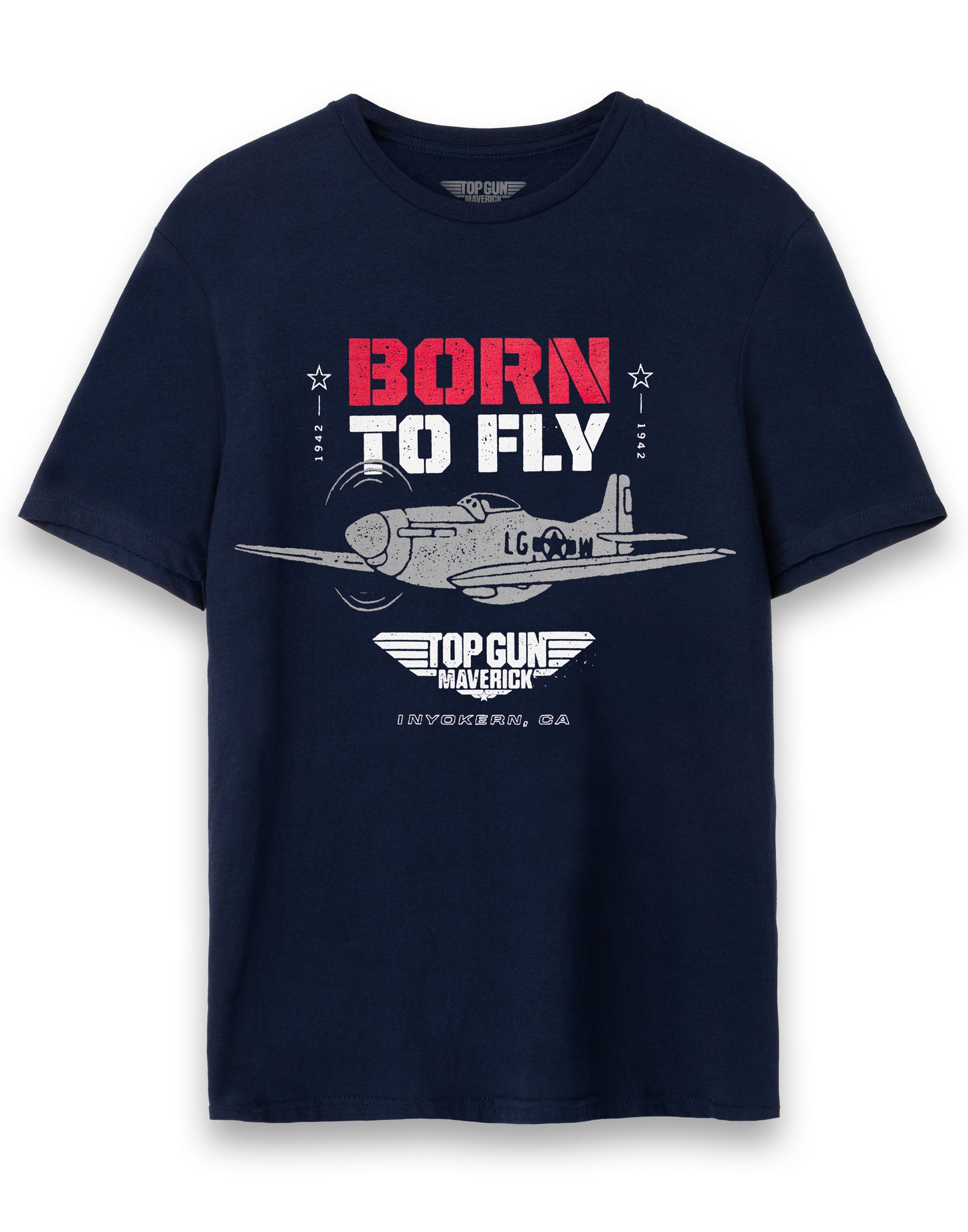 Top Gun Short Sleeved T-Shirt | Mens Blue | Official Merch
