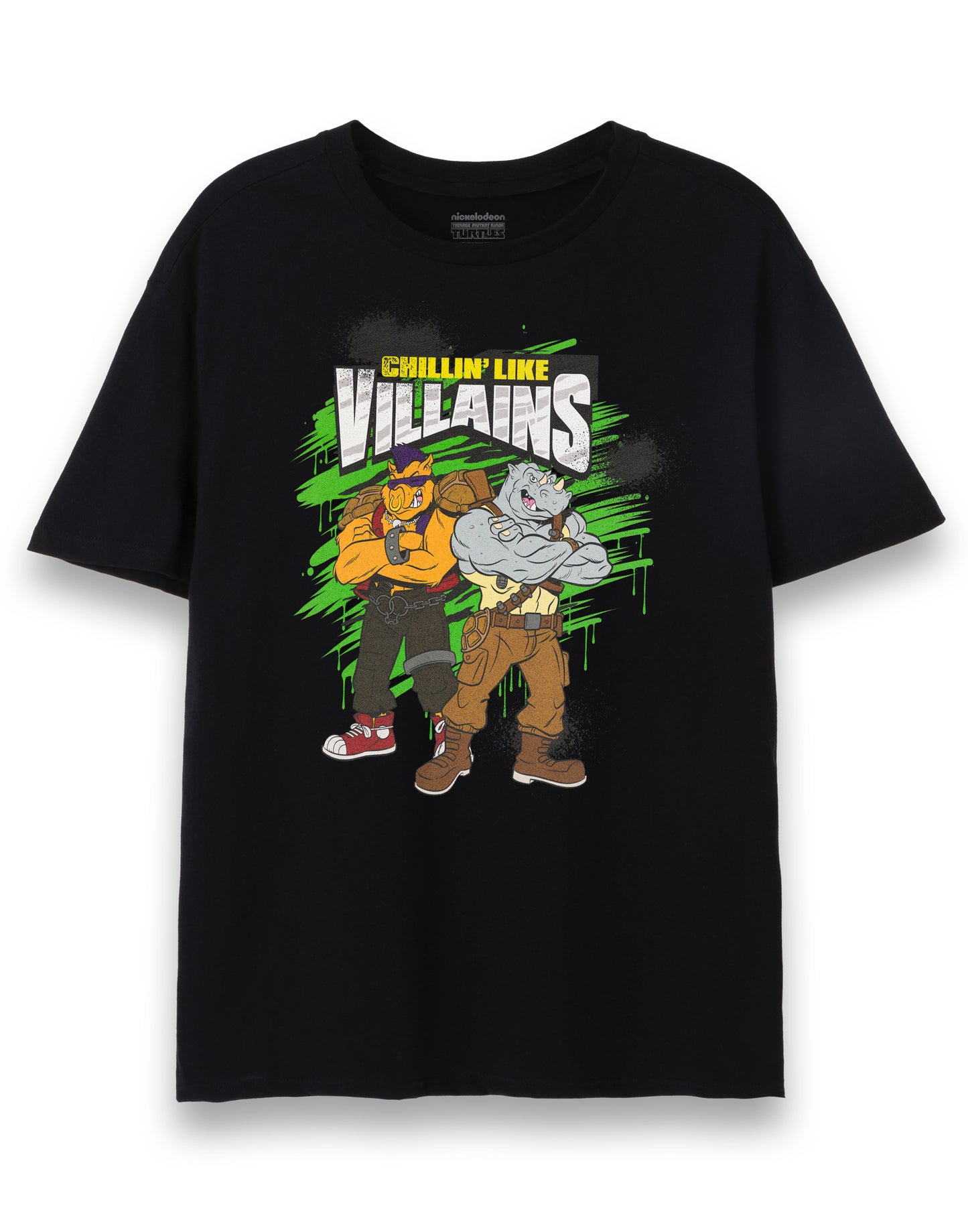 Teenage Mutant Ninja Turtles Short Sleeved T-Shirt | Mens Black | Official Merch