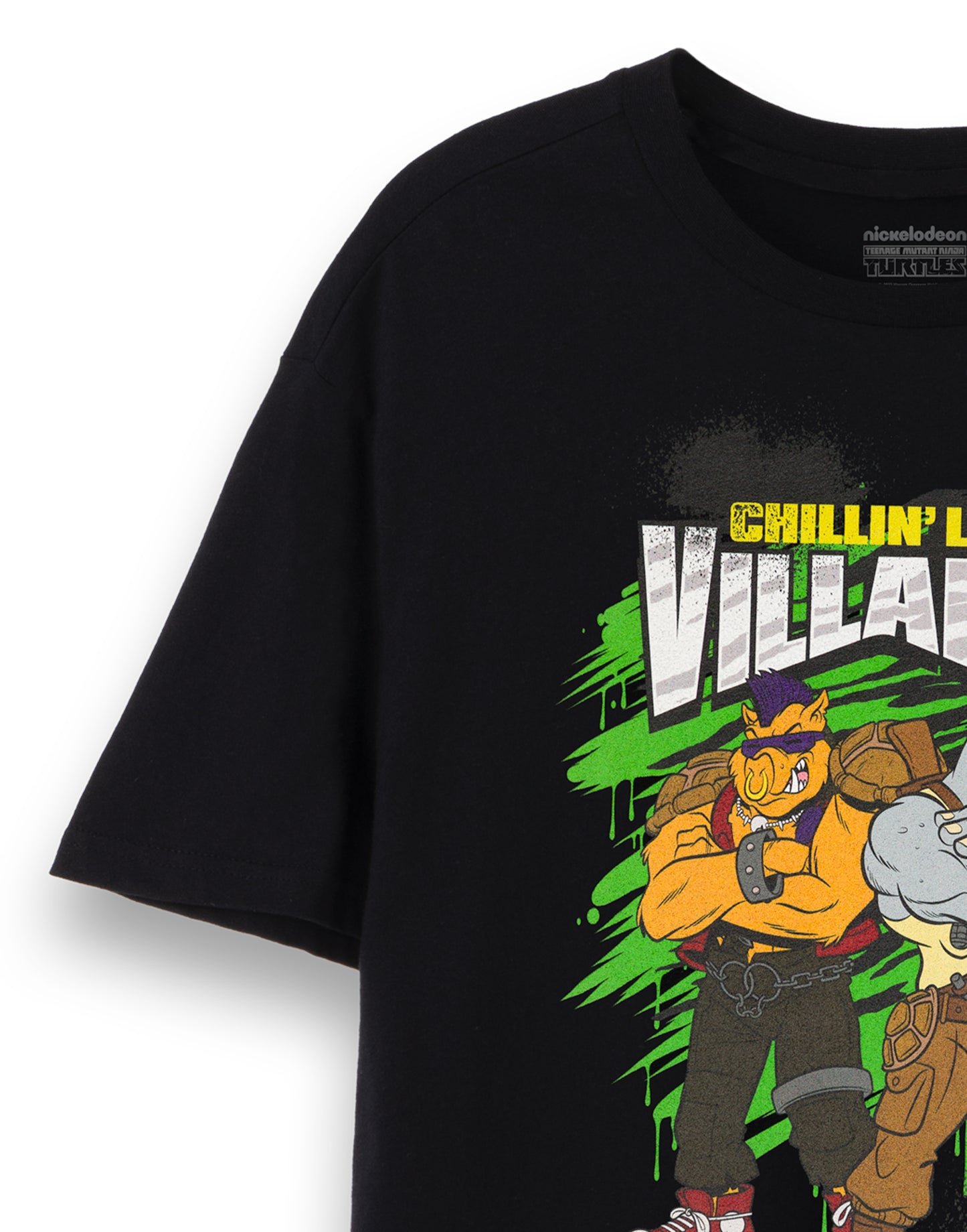Teenage Mutant Ninja Turtles Short Sleeved T-Shirt | Mens Black | Official Merch