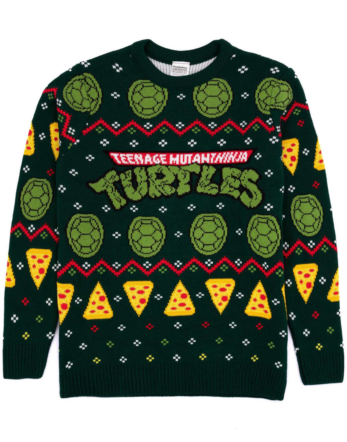 Teenage Mutant Ninja Turtles Christmas Jumper | Mens Green | Official Merch