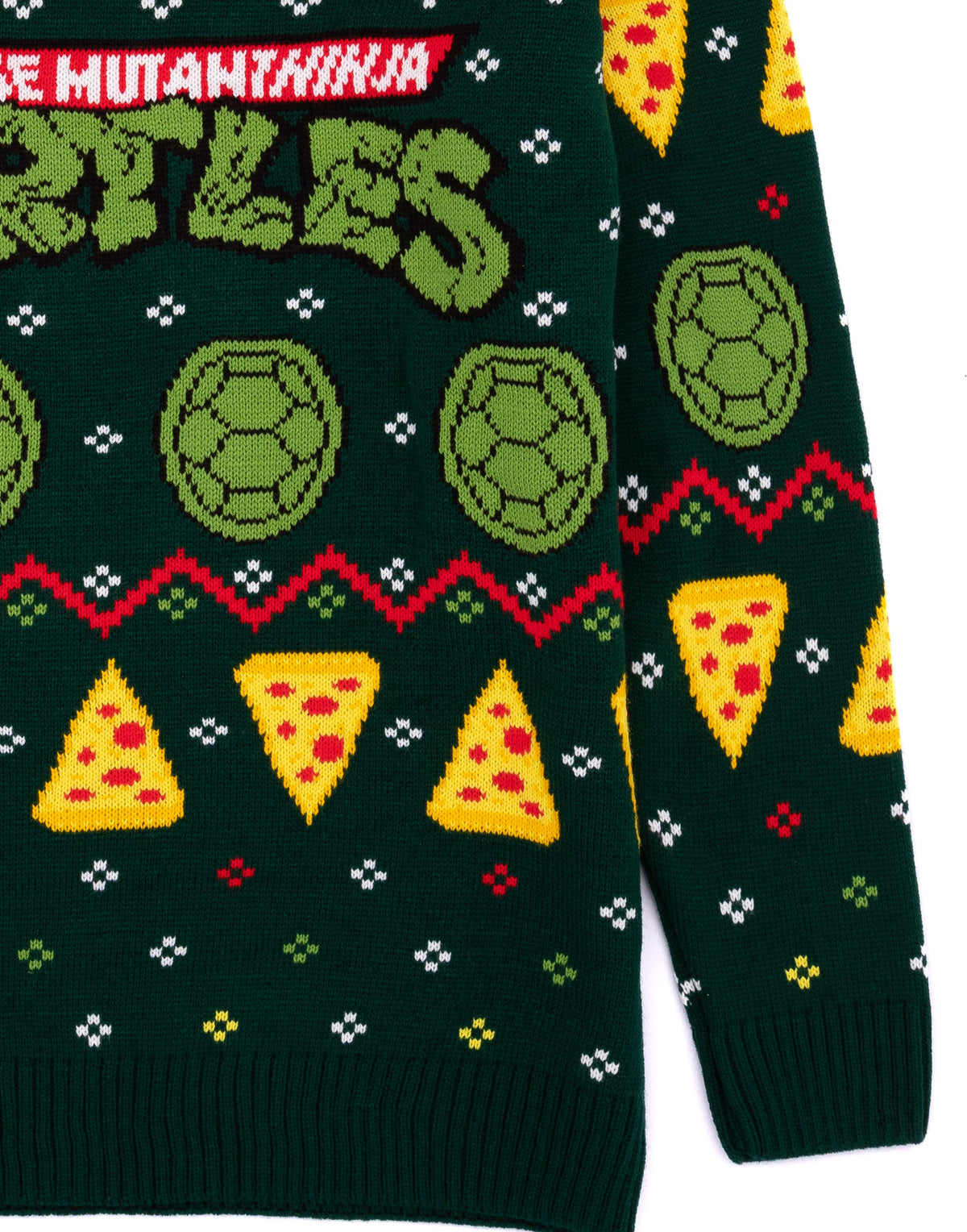 Teenage Mutant Ninja Turtles Christmas Jumper | Mens Green | Official Merch