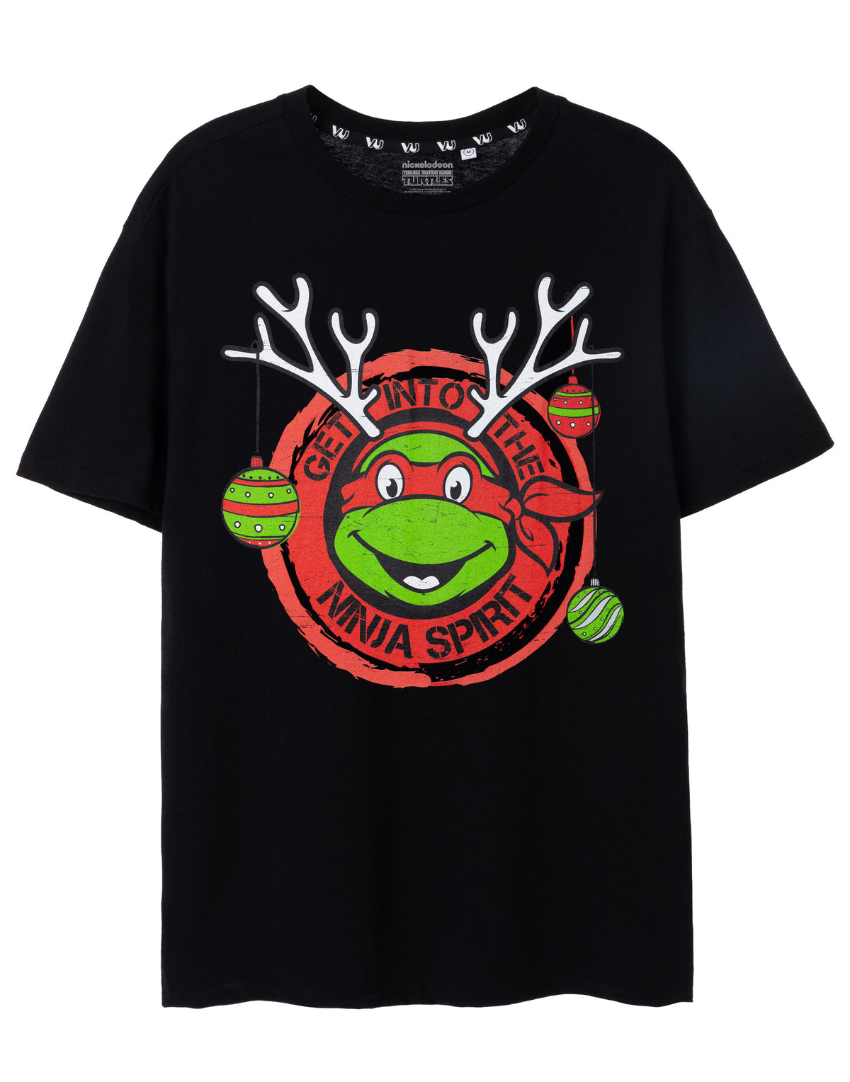 Teenage Mutant Ninja Turtles Short Sleeved T-Shirt | Mens Black | Official Merch