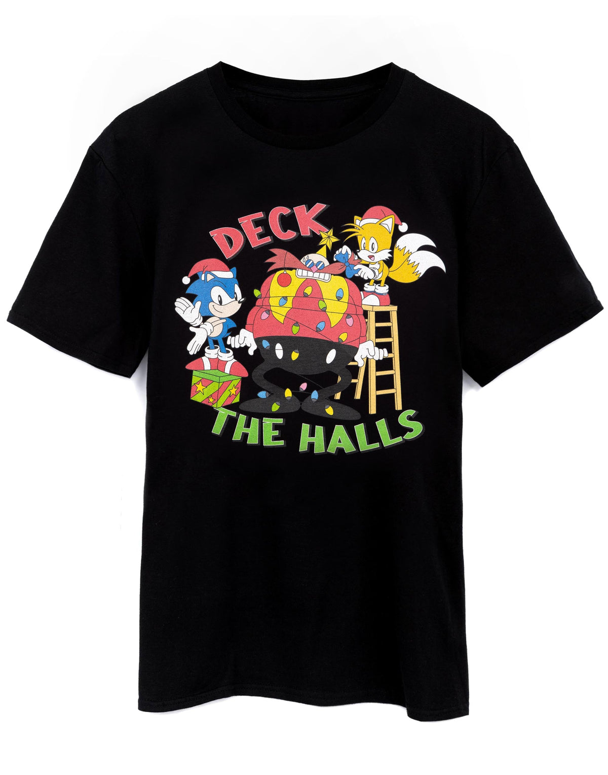 Sonic the Hedgehog Short Sleeved T-Shirt | Mens Black | Official Merch