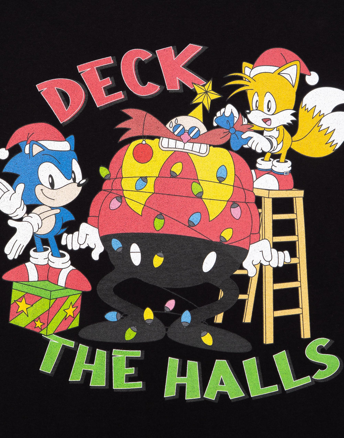Sonic the Hedgehog Short Sleeved T-Shirt | Mens Black | Official Merch