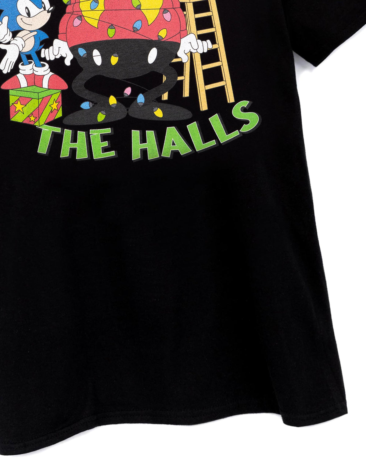 Sonic the Hedgehog Short Sleeved T-Shirt | Mens Black | Official Merch