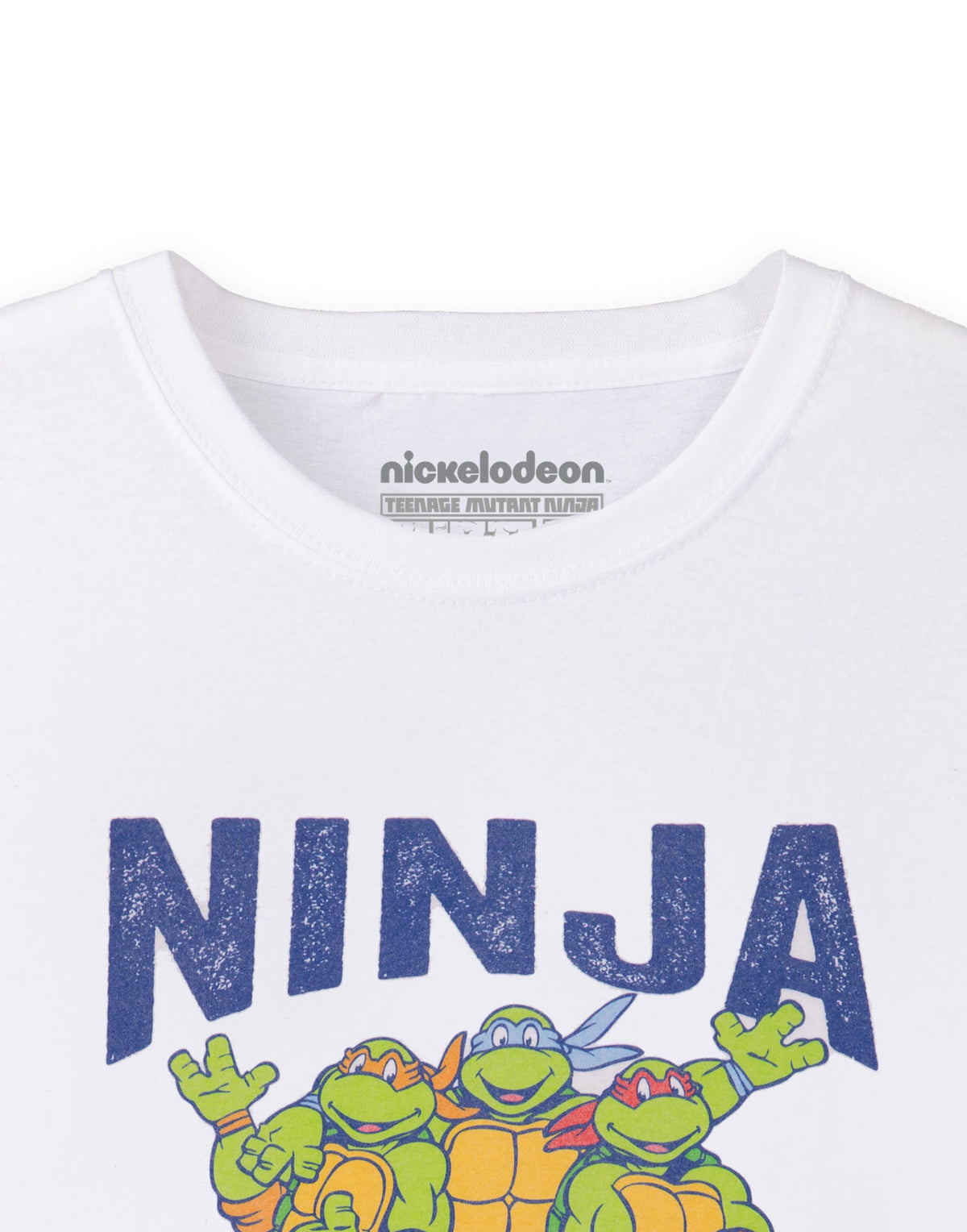 Teenage Mutant Ninja Turtles Short Sleeved T-Shirt | Mens White | Official Merch