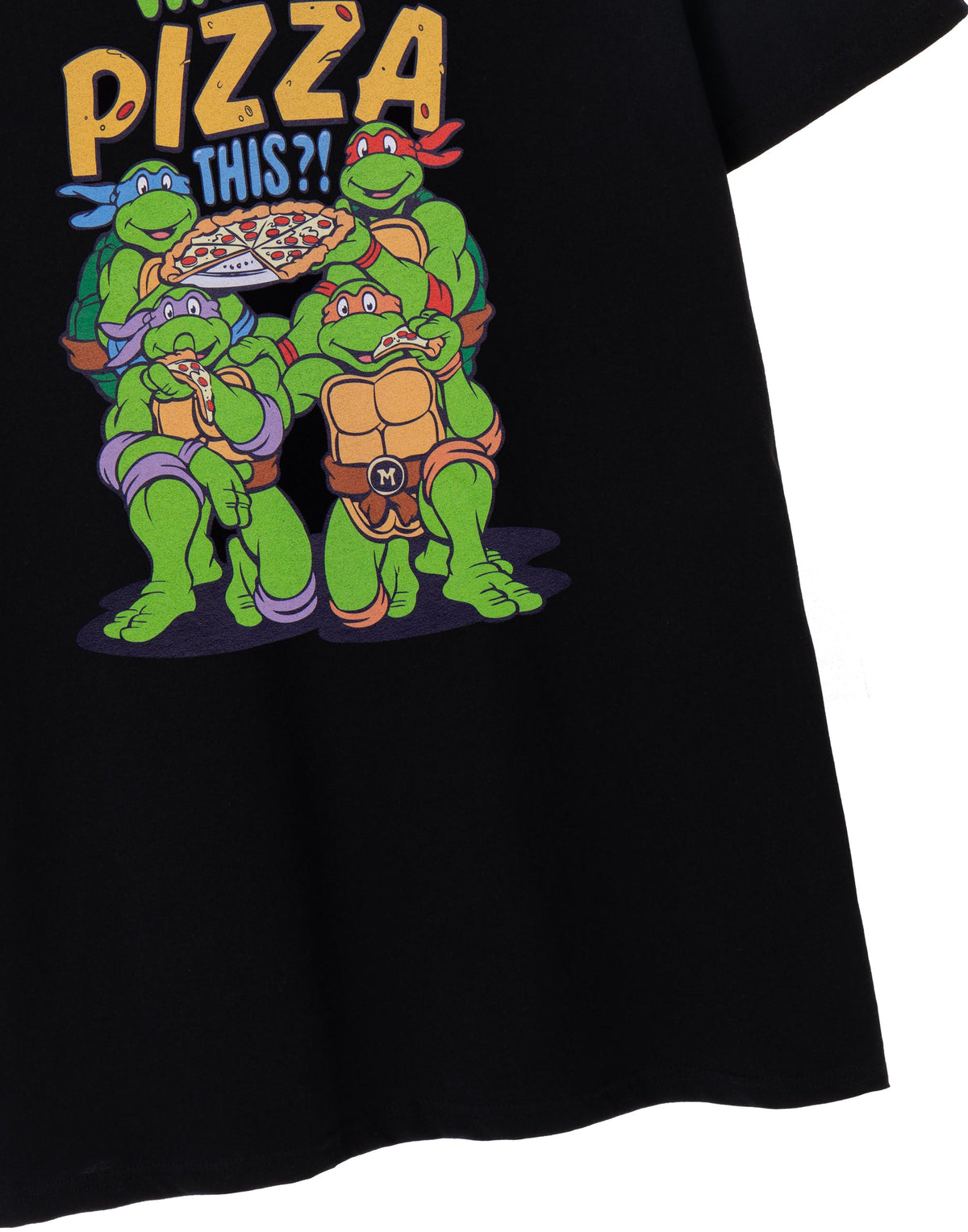 Teenage Mutant Ninja Turtles Short Sleeved T-Shirt | Mens Black | Official Merch