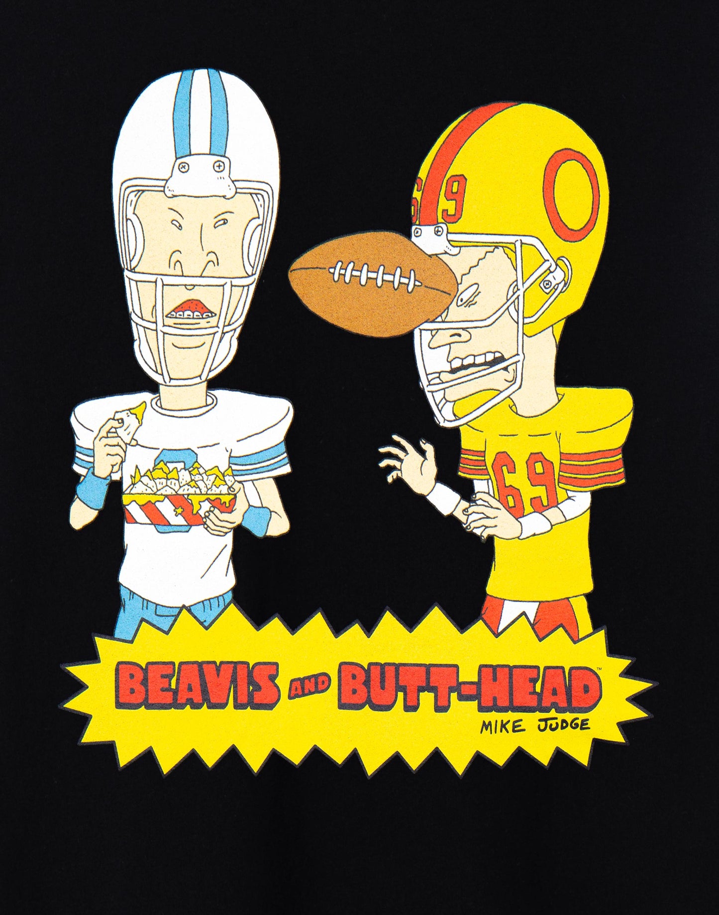 Beavis And Butthead Short Sleeved T-Shirt | Mens Black | Official Merch