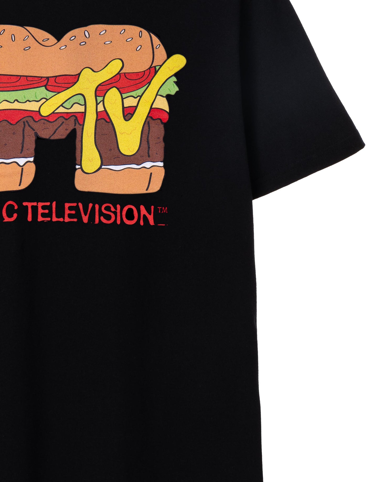 MTV Short Sleeved T-Shirt | Unisex Black | Official Merch