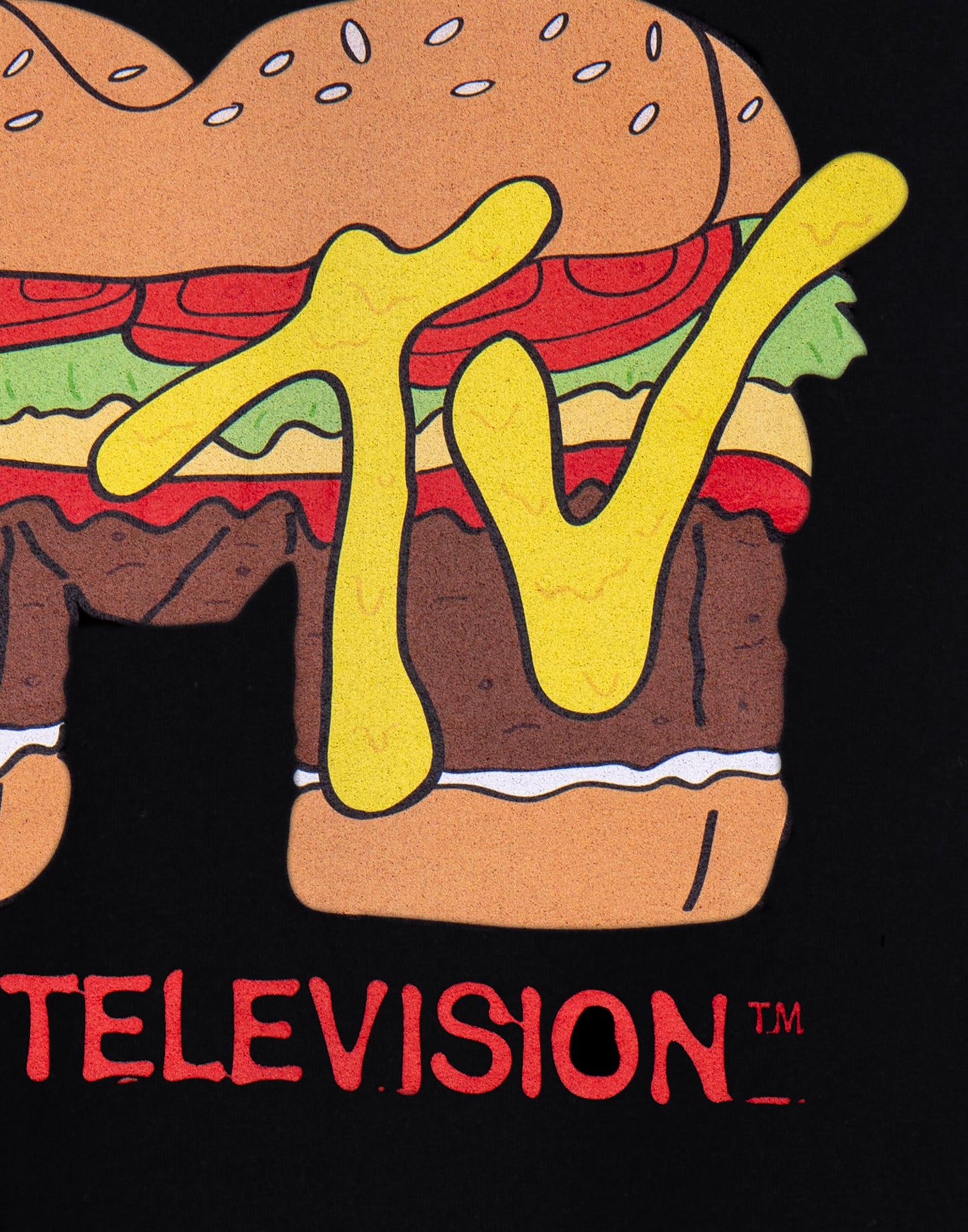 MTV Short Sleeved T-Shirt | Unisex Black | Official Merch