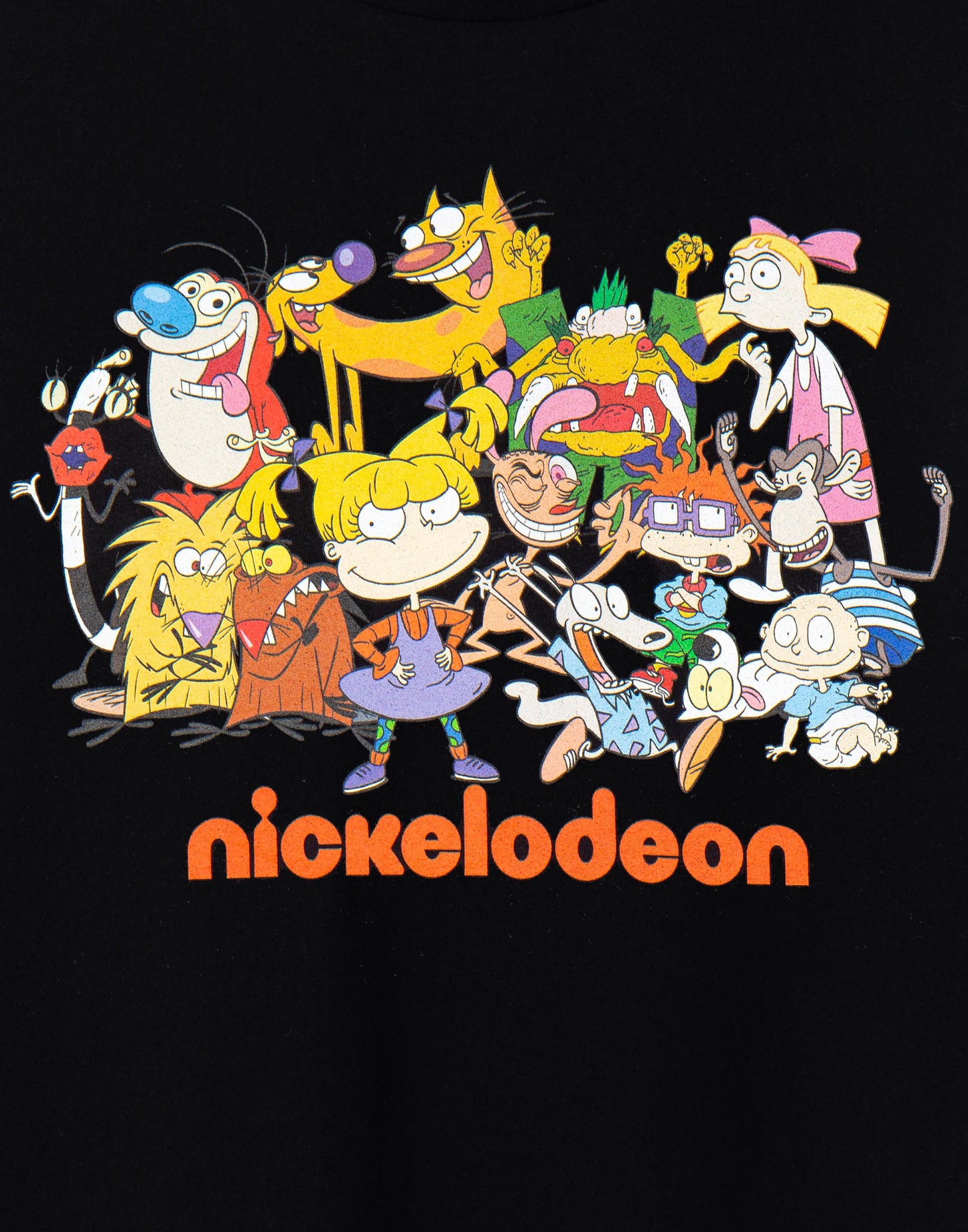 Nickelodeon Short Sleeved T-Shirt | Unisex Black | Official Merch