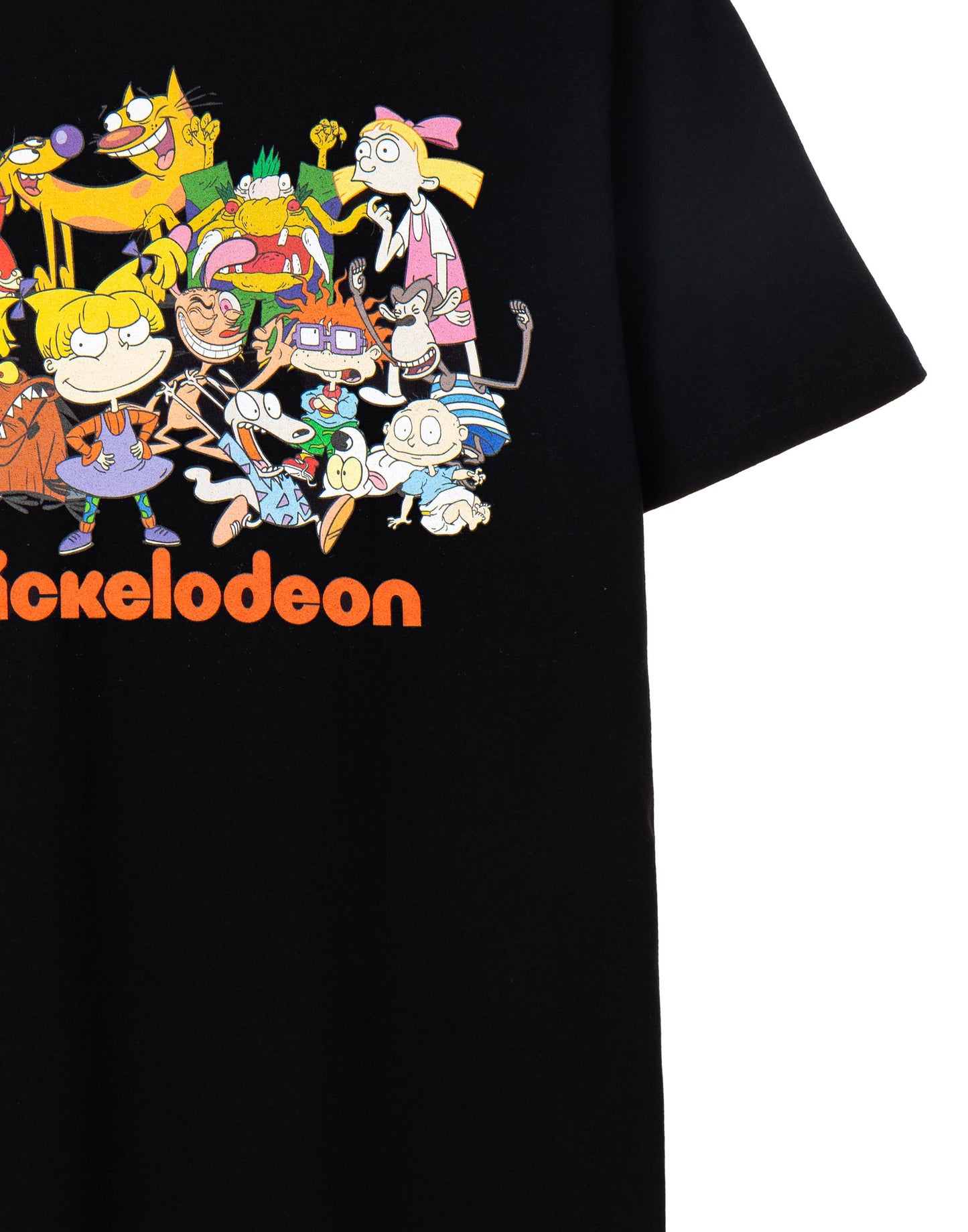 Nickelodeon Short Sleeved T-Shirt | Unisex Black | Official Merch