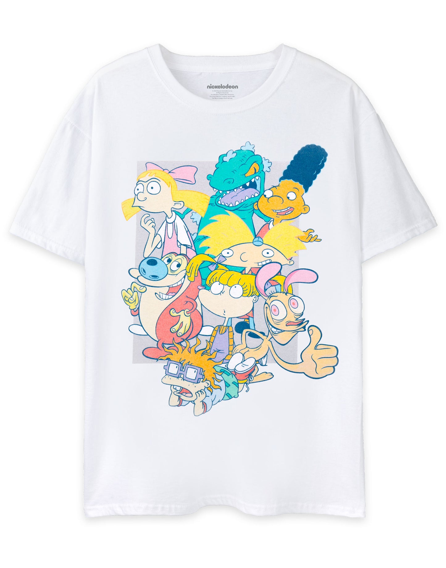 Nickelodeon Short Sleeved T-Shirt | Unisex White | Official Merch