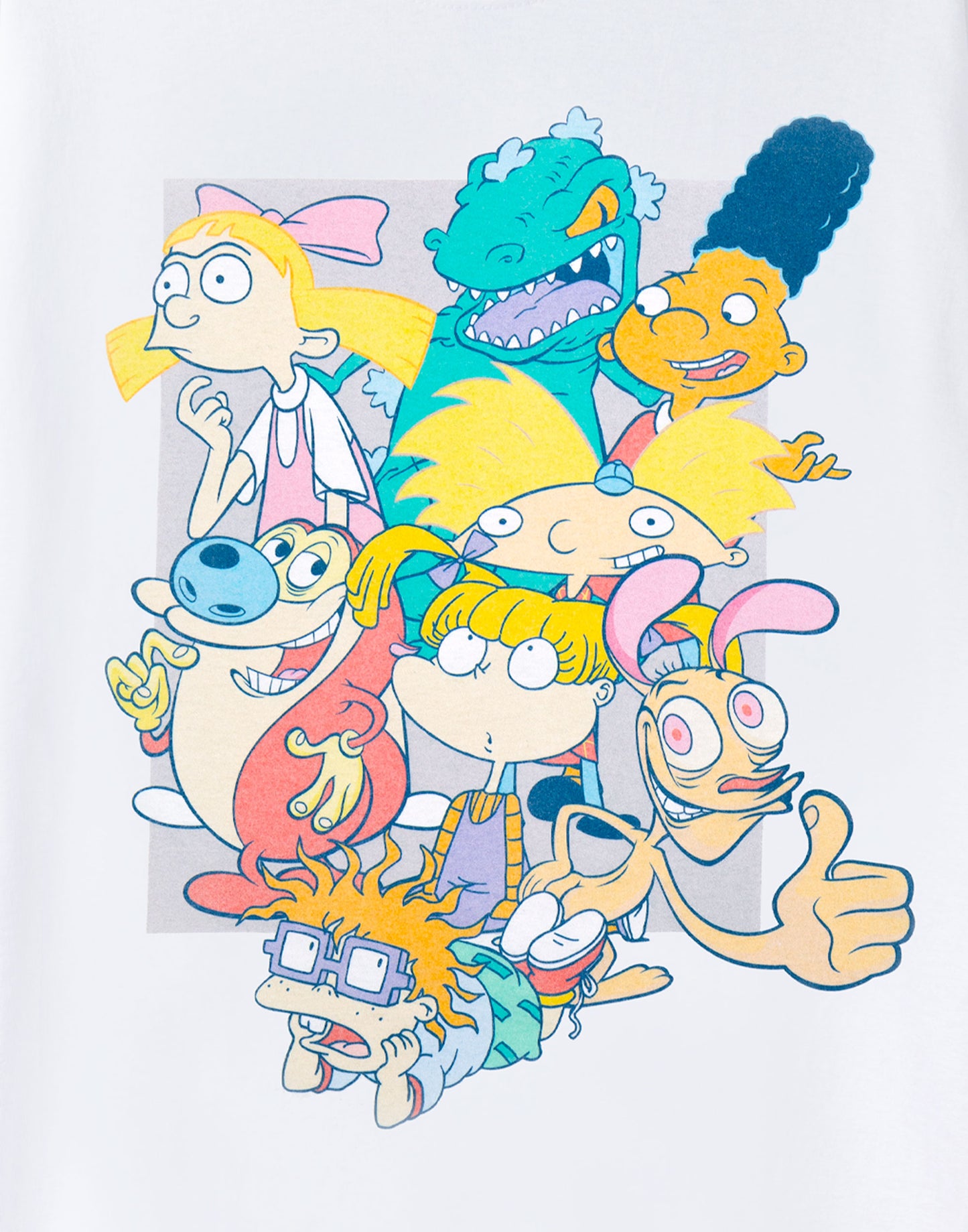 Nickelodeon Short Sleeved T-Shirt | Unisex White | Official Merch