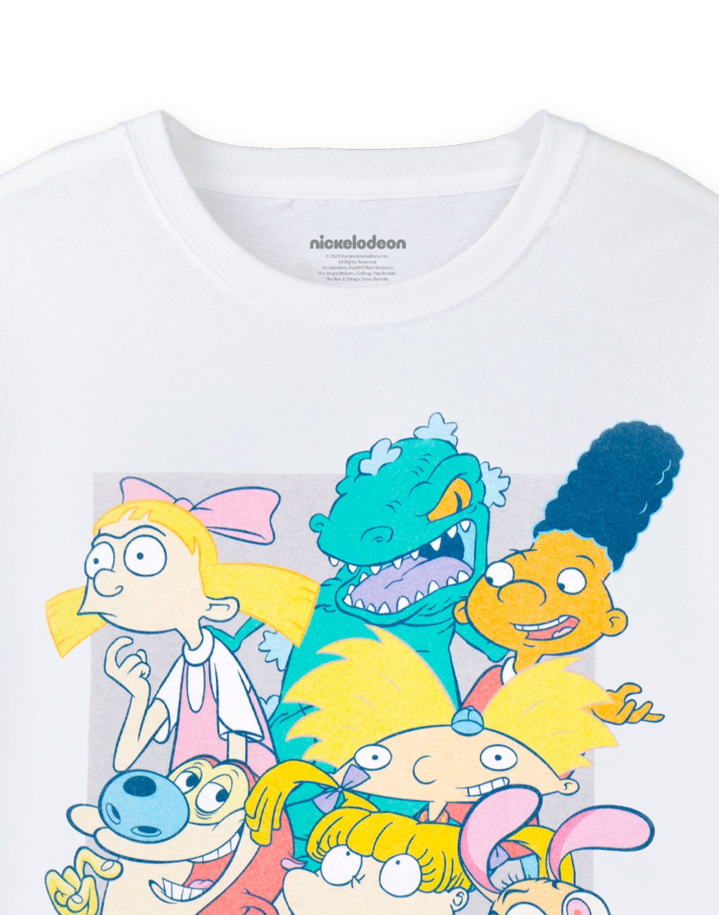 Nickelodeon Short Sleeved T-Shirt | Unisex White | Official Merch