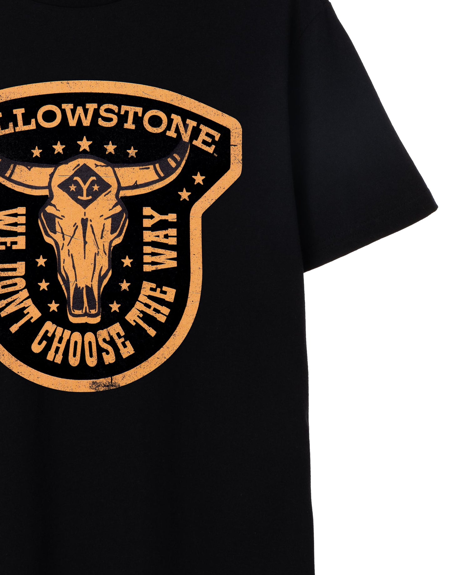 Yellowstone Short Sleeved T-Shirt | Mens Black | Official Merch