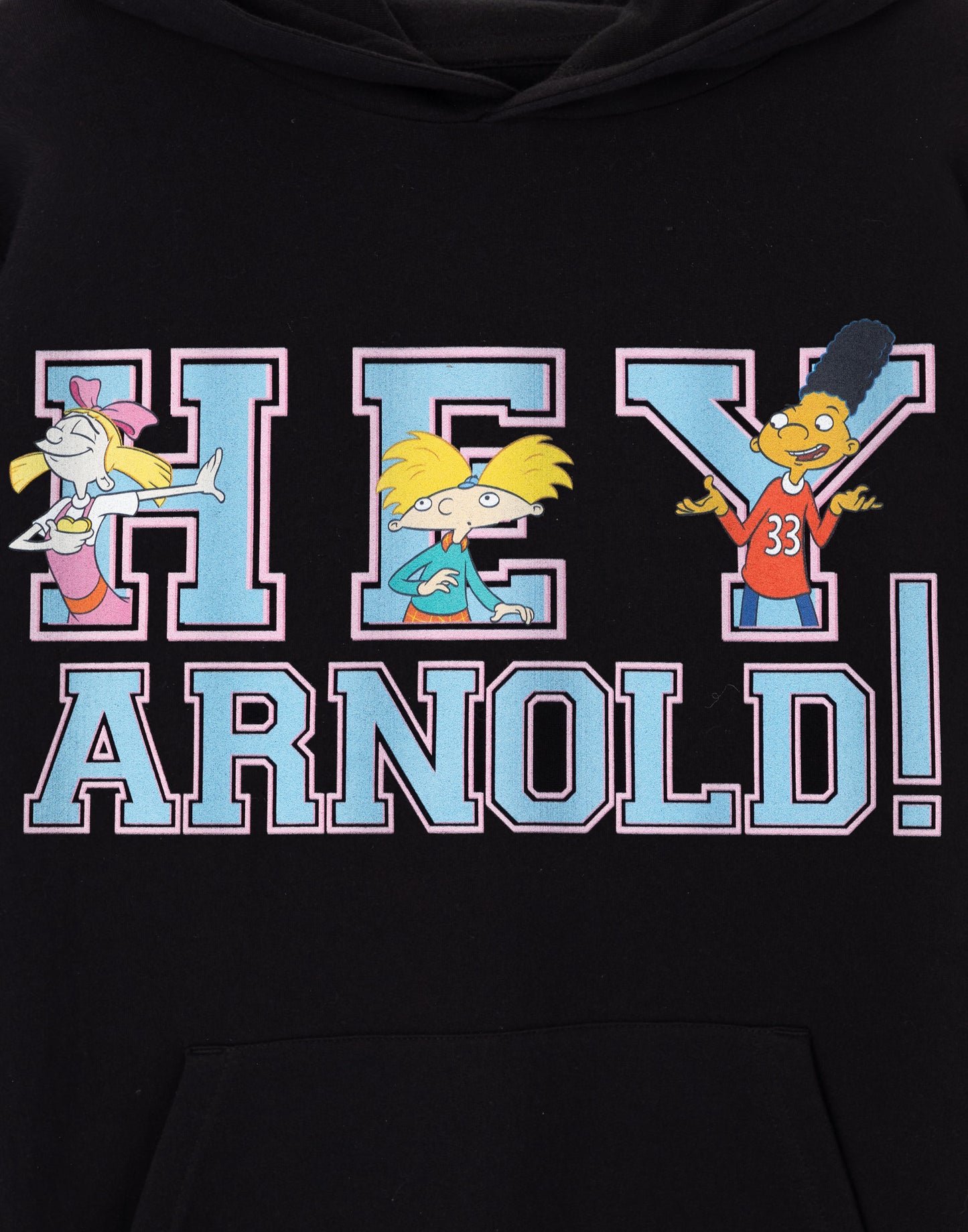 Hey Arnold Hoodie | Unisex Black | Official Merch