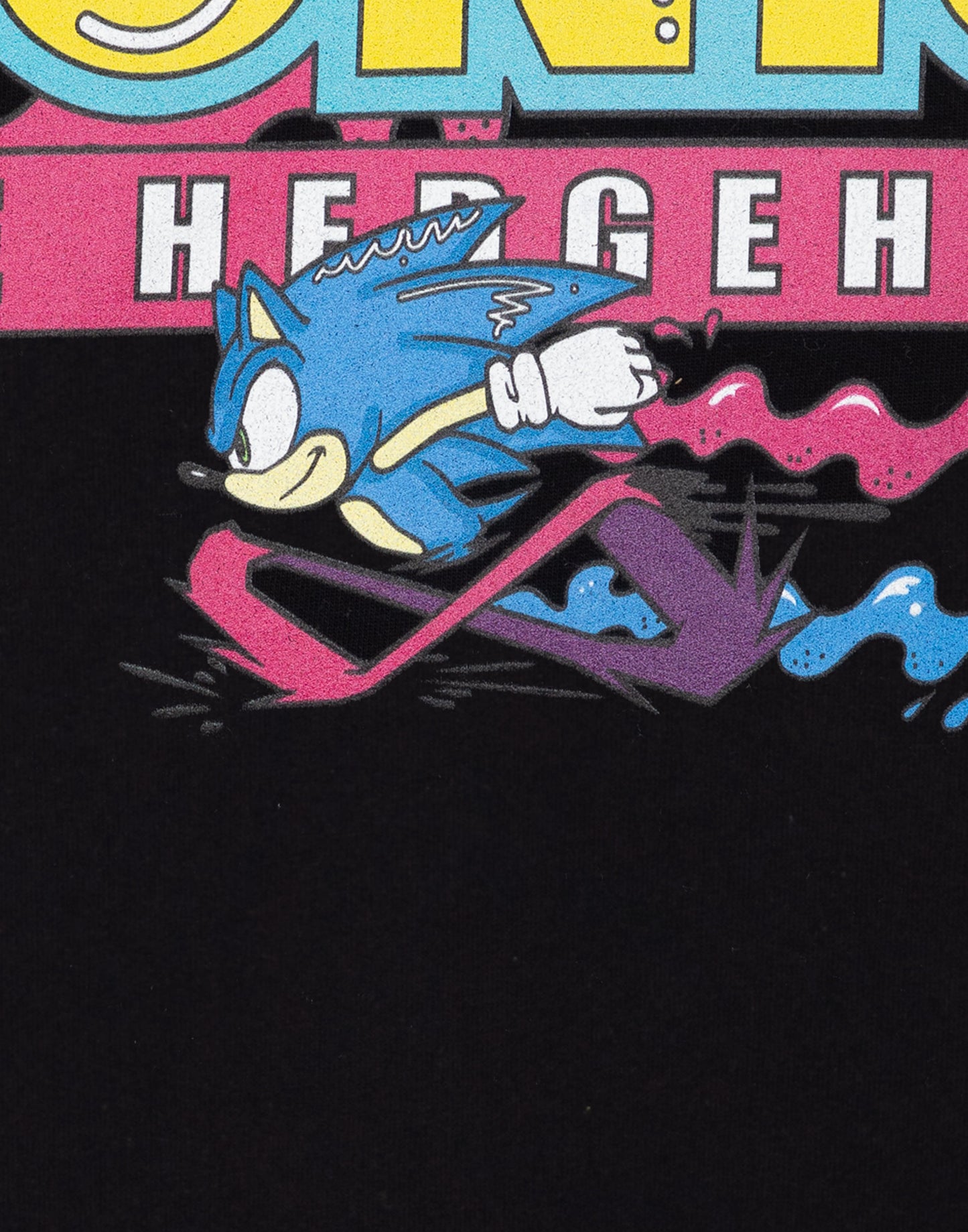 Sonic the Hedgehog Hoodie | Mens Black | Official Merch