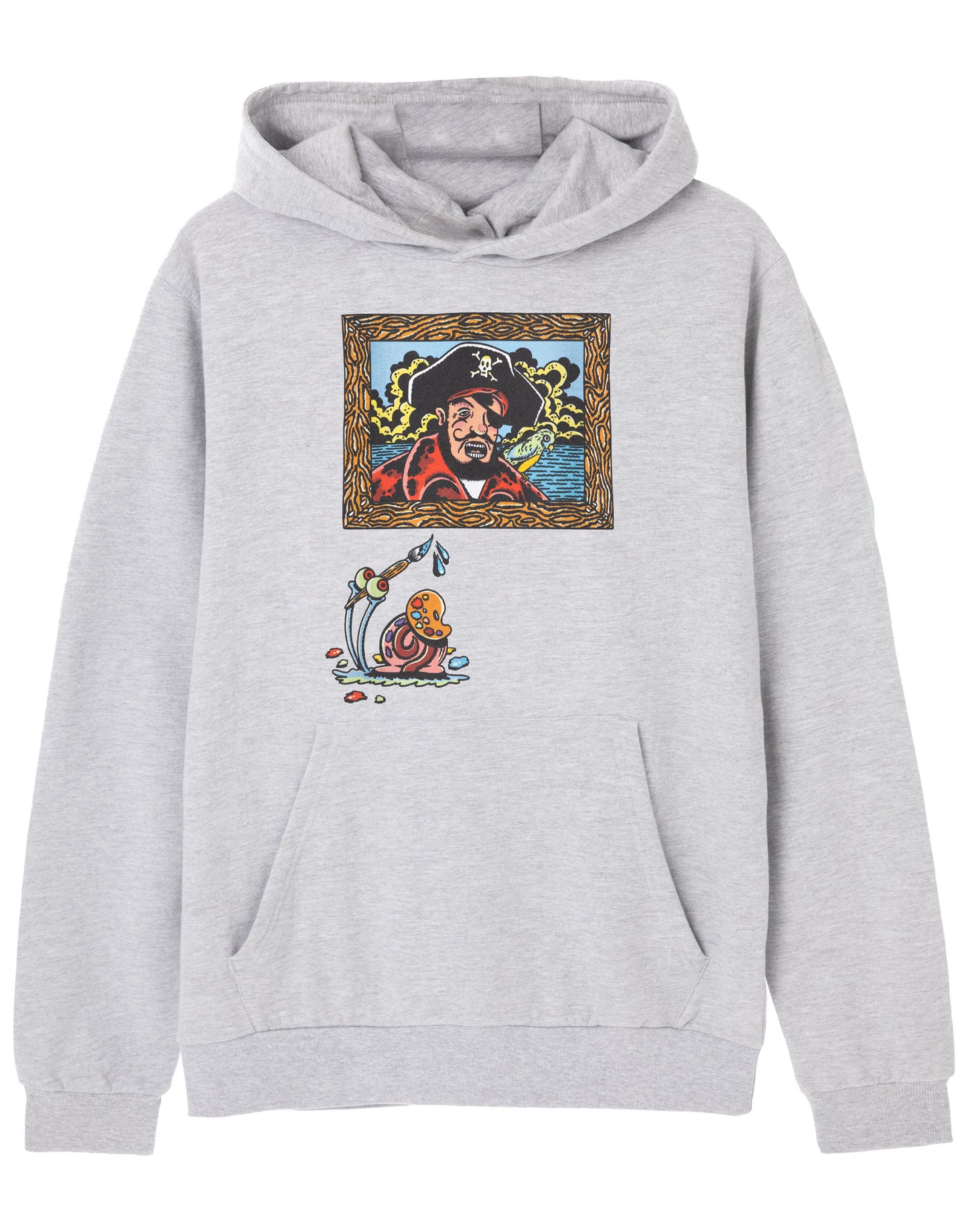 SpongeBob SquarePants Hoodie | Mens Grey Marl | Official Merch