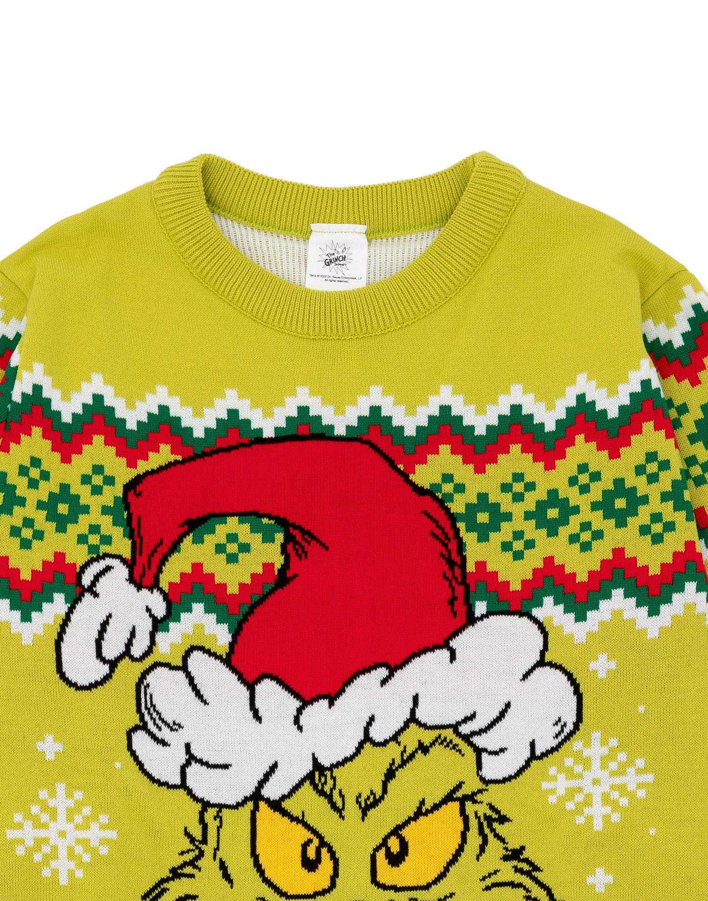 The Grinch Christmas Jumper | Unisex Green | Official Merch