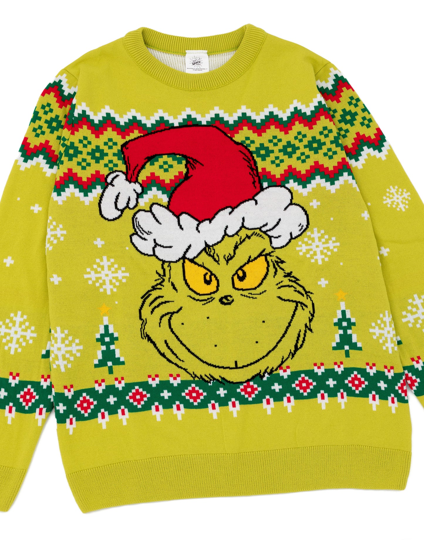 The Grinch Christmas Jumper | Unisex Green | Official Merch
